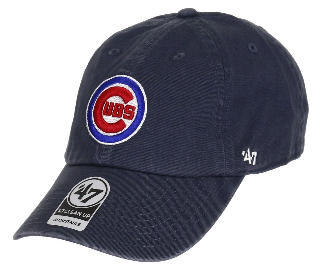 Chicago Cubs MLB Clean Up Vintage Navy Adjustable Cap 47 Brand 