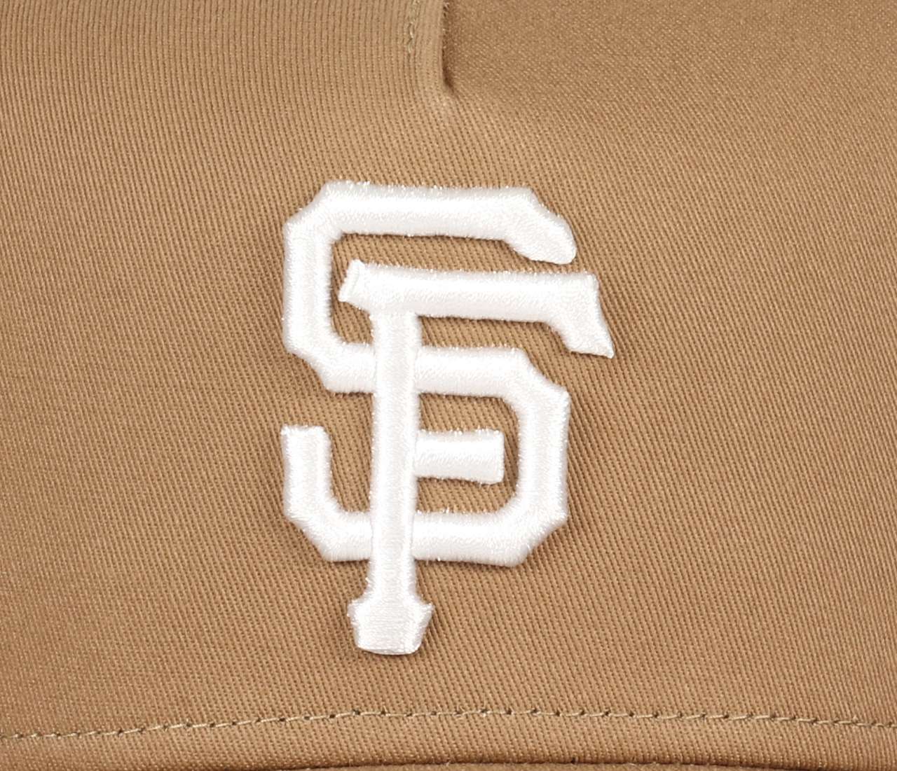 San Francisco Giants MLB Khaki 9Forty A-Frame Snapback Cap New Era