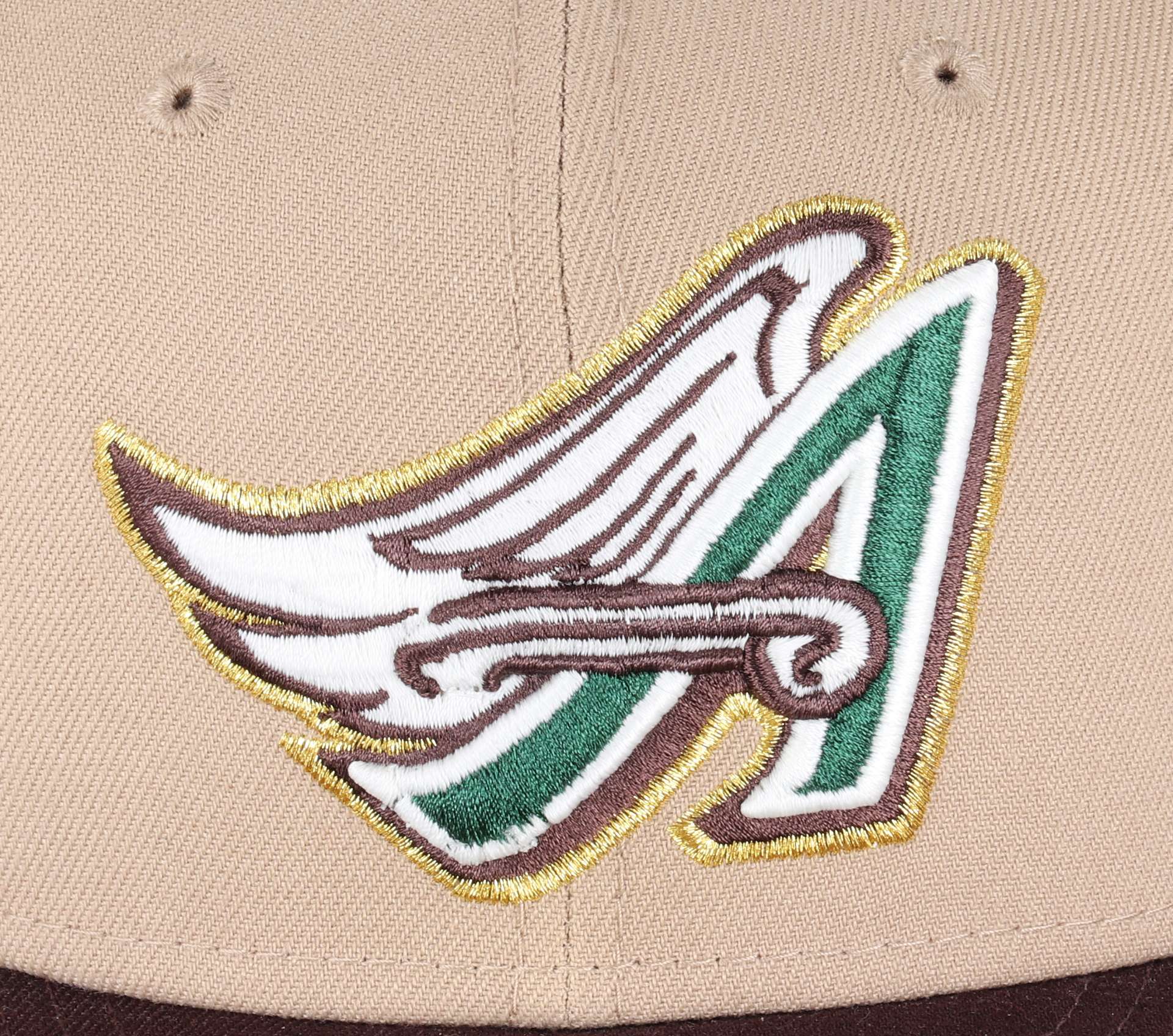 Anaheim Angels MLB Sidepatch 40th Anniversary Two-Tone Camel 59Fifty Basecap New Era