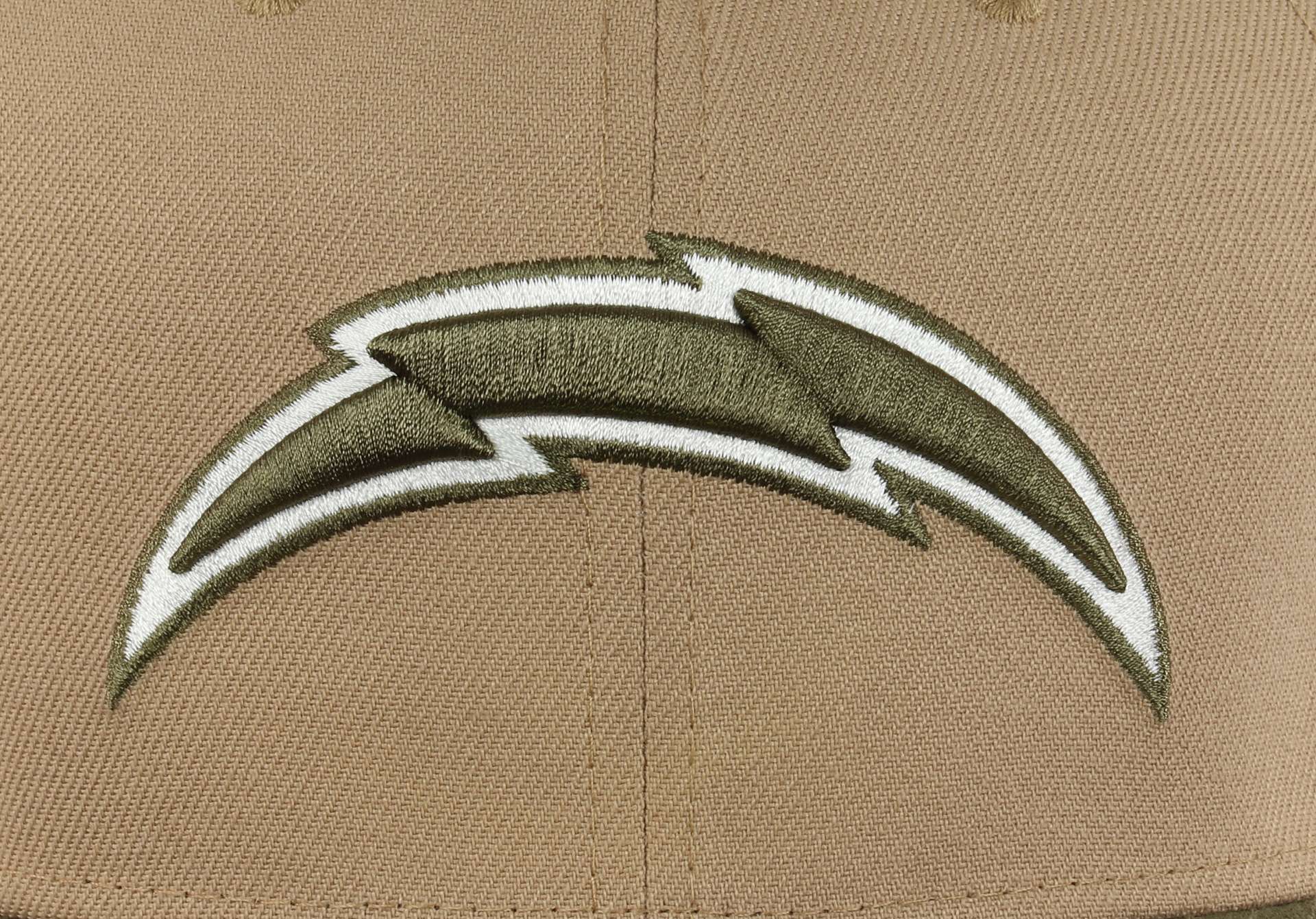 Los Angeles Chargers NFL Pro Bowl Hawaii 2004 Sidepatch Camel Olive 59Fifty Basecap New Era