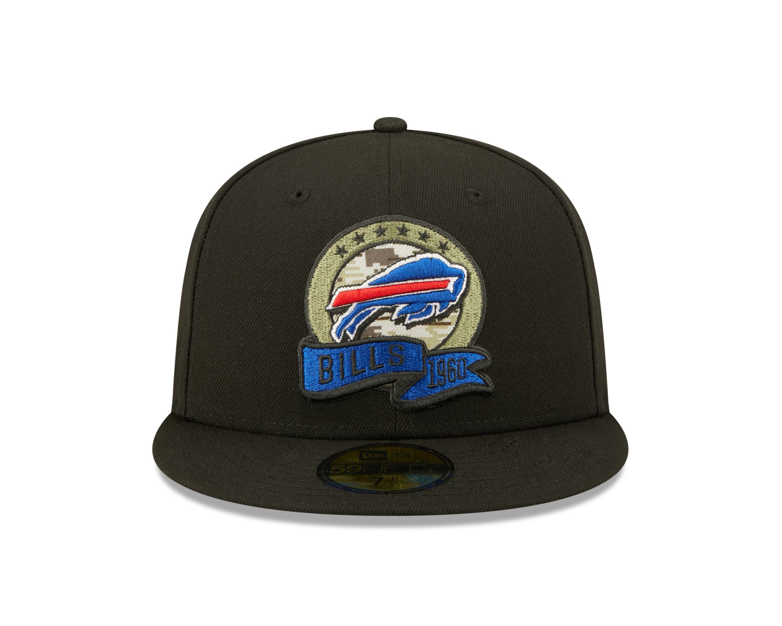 Buffalo Bills NFL Salute to Service 2022 Black 59Fifty Basecap New Era