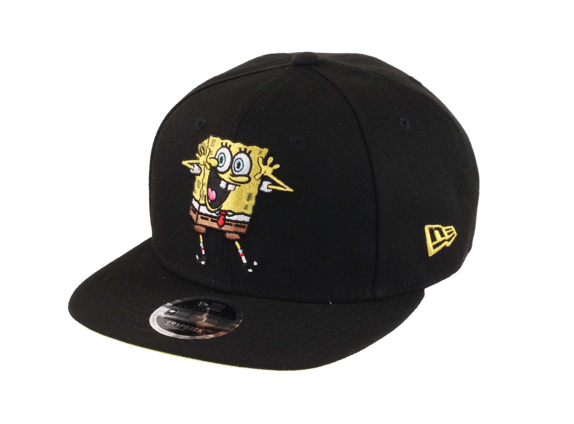 Spongebob Squarepants Spongebob Black 9Fifty Original Fit Snapback Cap New Era
