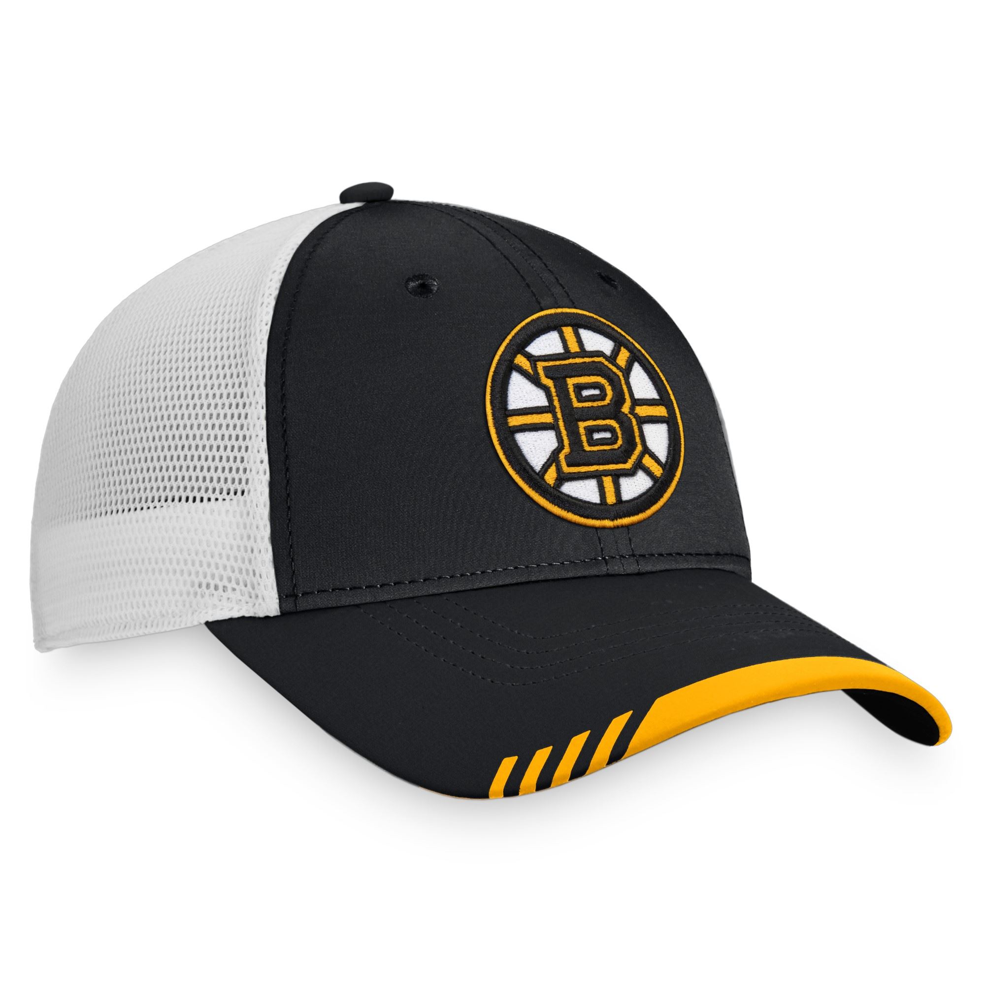 Boston Bruins NHL Authentic Pro Locker Room Structured Trucker Cap Fanatics