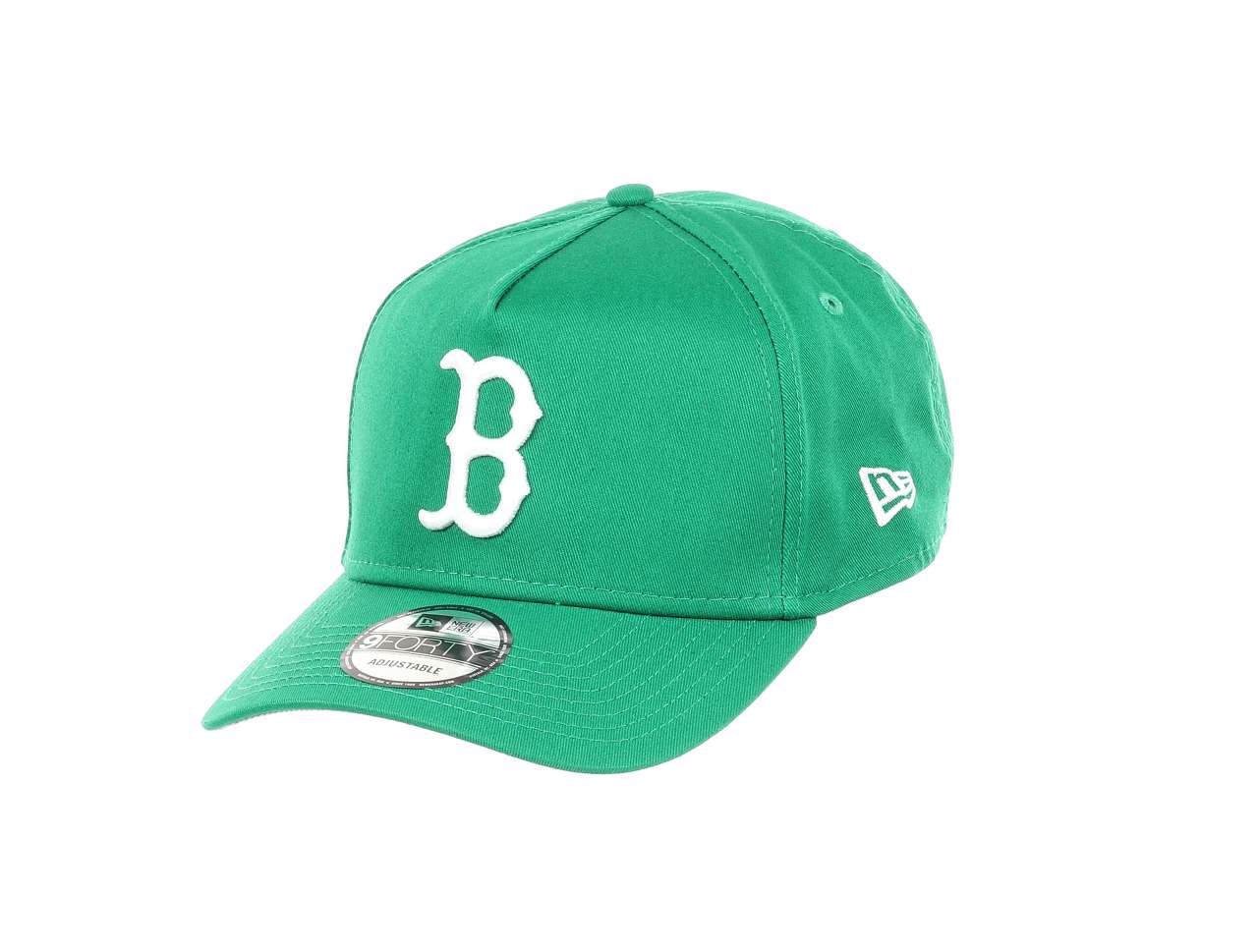 Boston Red Sox MLB Essential Kelly Green 9Forty A-Frame Snapback Cap New Era