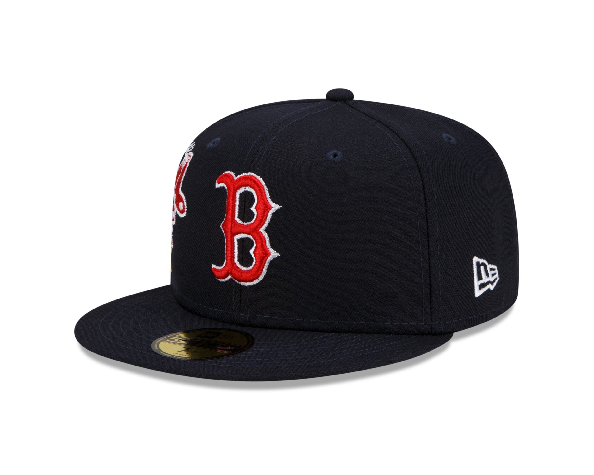 Boston Red Sox Blue MLB City Cluster 59Fifty Basecap New Era