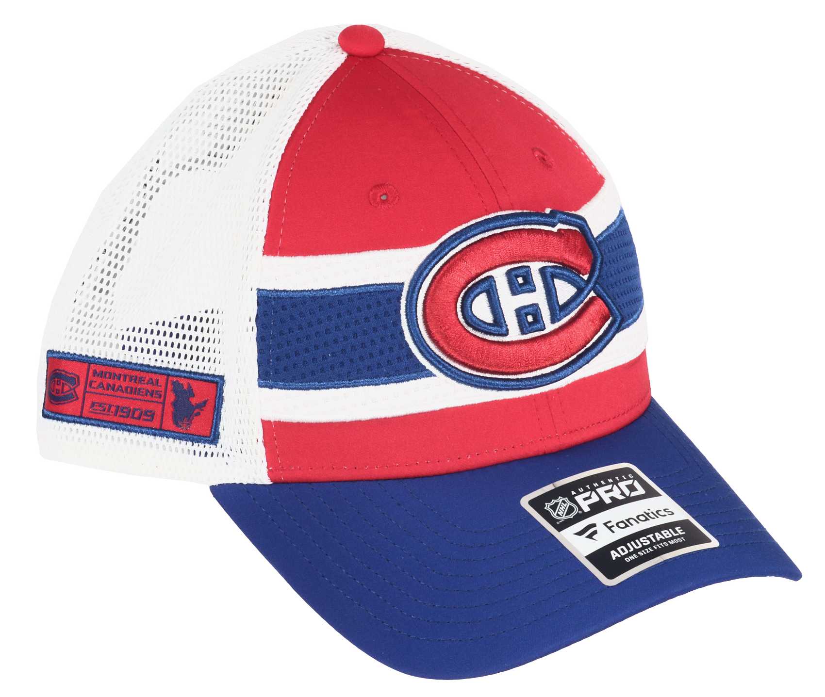 Montreal Canadiens NHL Authentic Pro Draft Structured Trucker Cap Fanatics