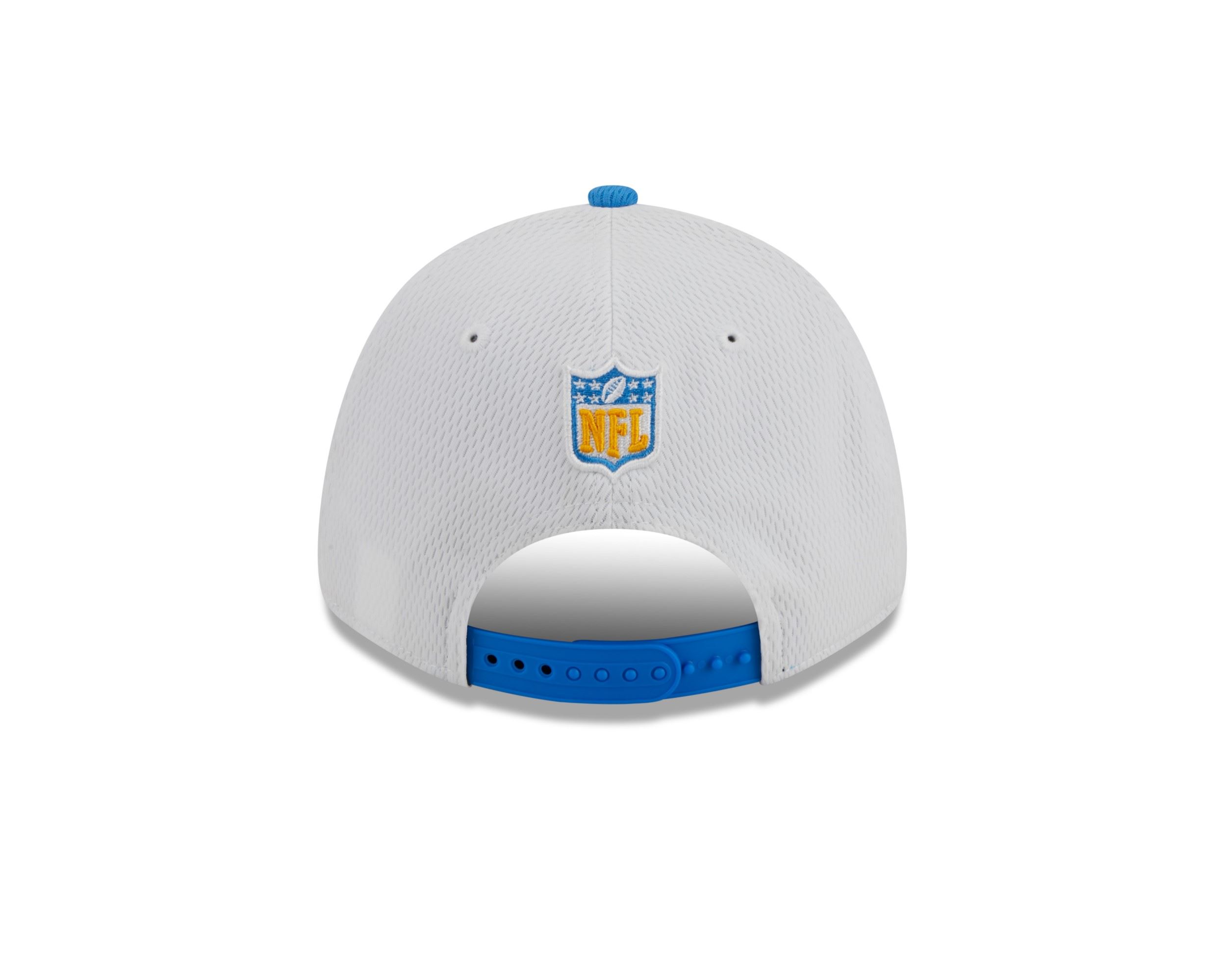 Los Angeles Chargers NFL 2023 Sideline White Lightblue 9Forty Stretch Snapback Cap New Era