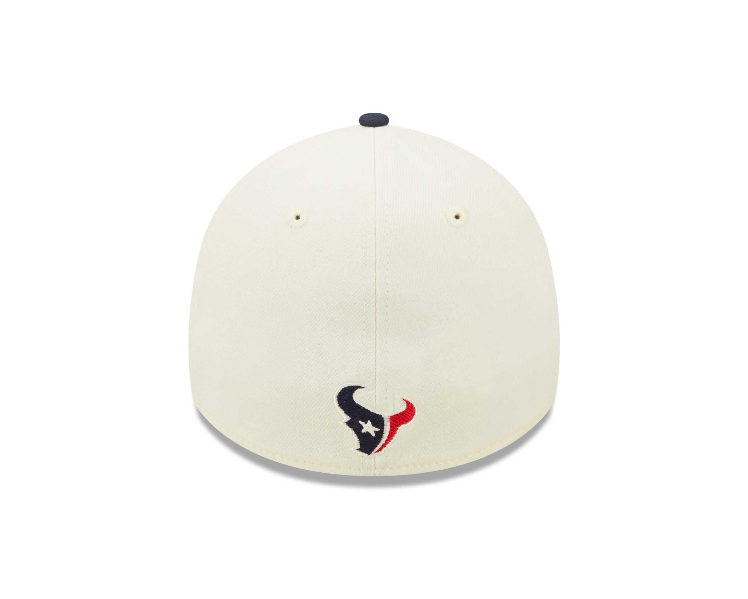 Houston Texans NFL 2022 Sideline Chrome White 39Thirty Stretch Cap New Era