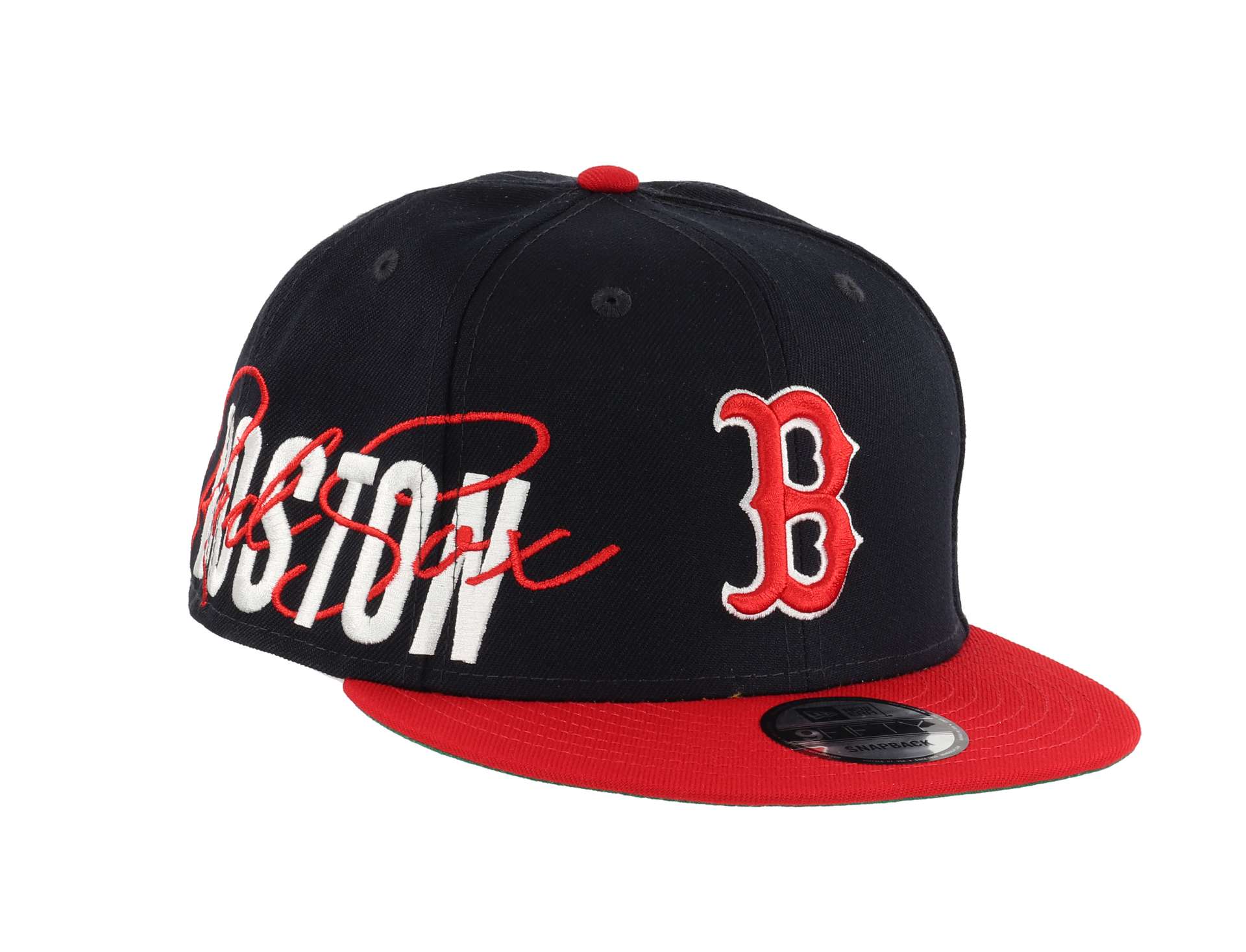 Boston Red Sox Sidefont Navy / Red 9Fifty Snapback Cap New Era