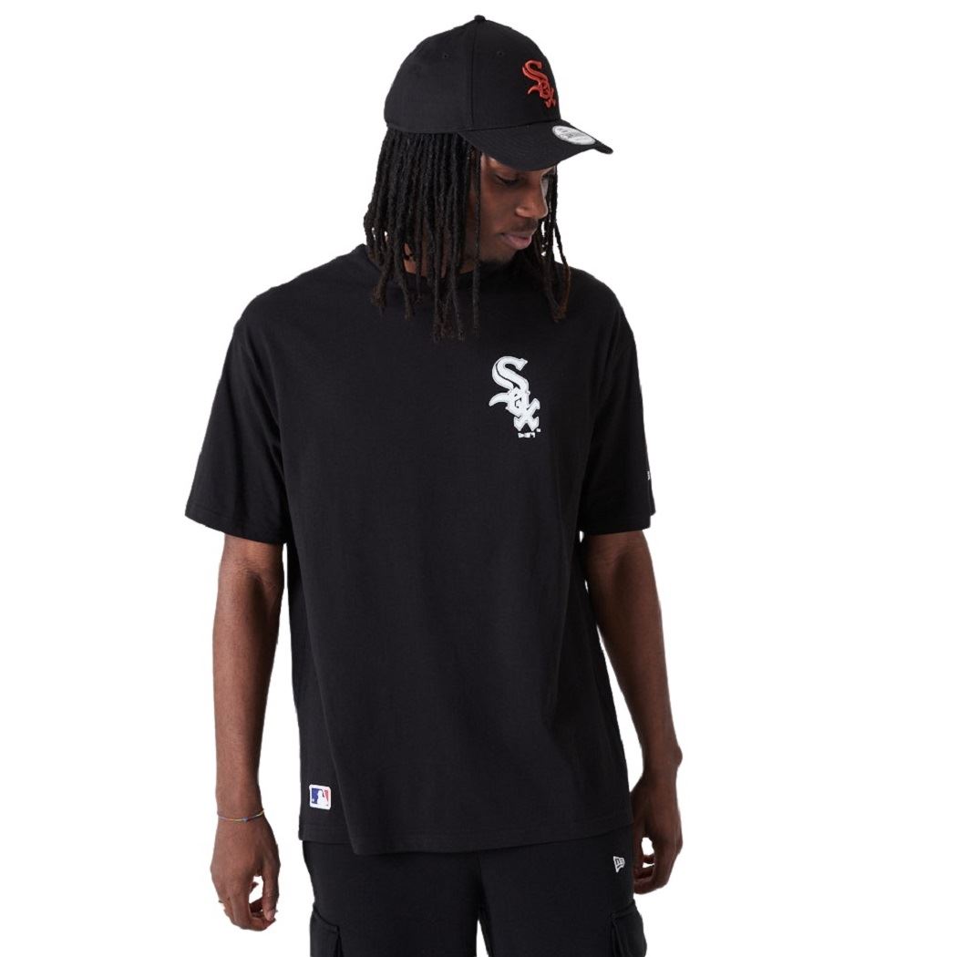 Chicago White Sox MLB League Essential Oversized Tee Black T-Shirt New Era