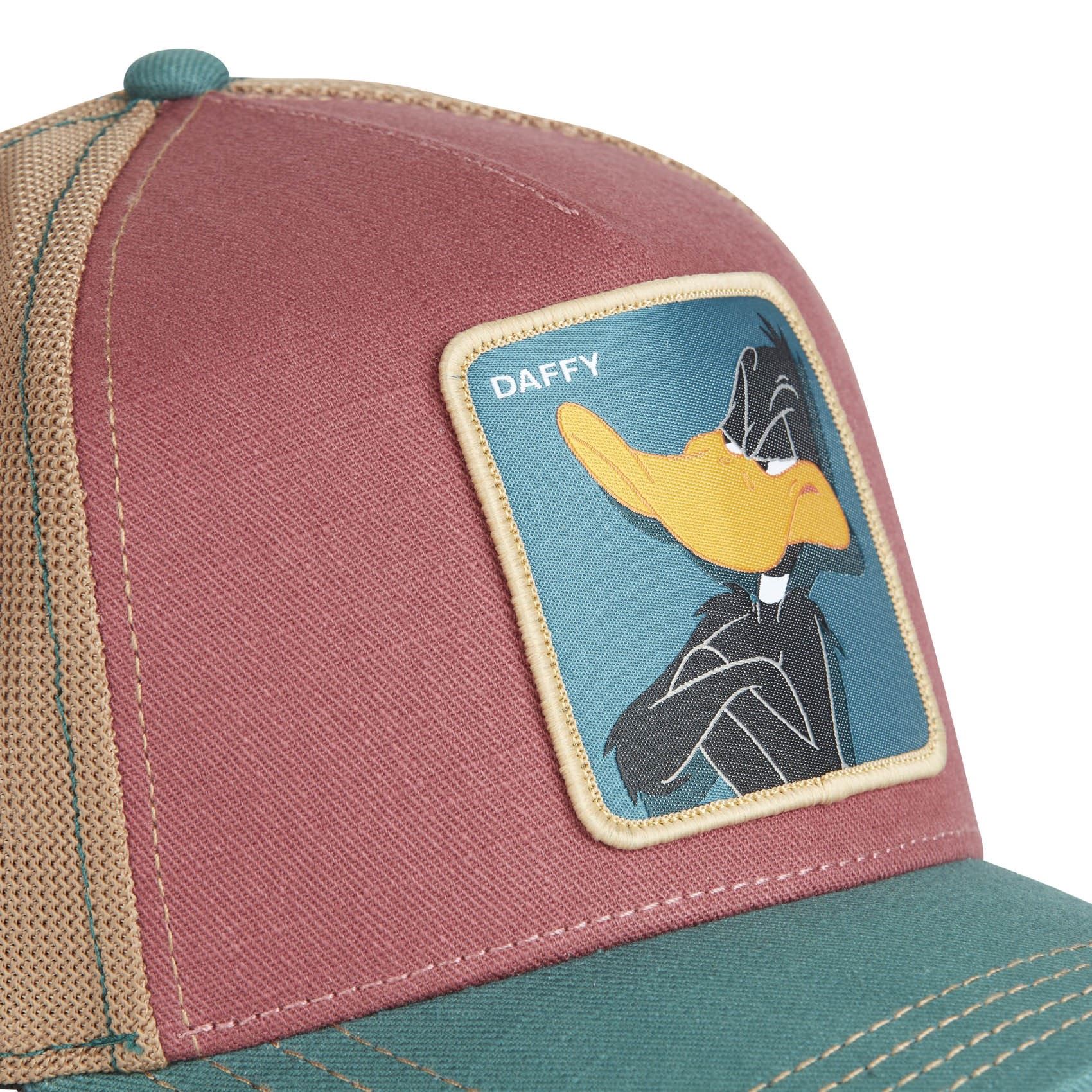Daffy Duck Looney Tunes Blau Burgunderrot Trucker Cap Capslab