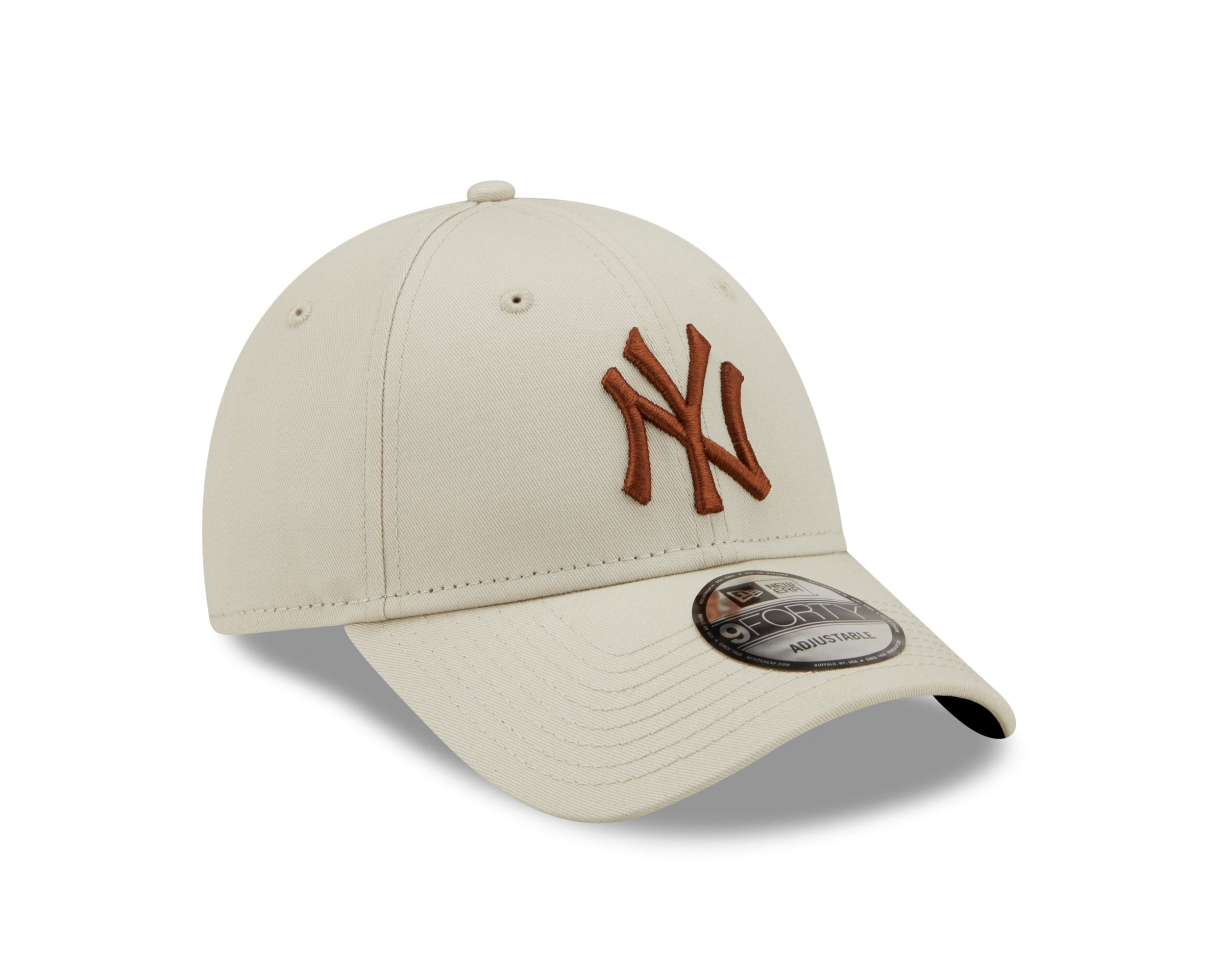 New York Yankees Stone Brown MLB League Essential 9Forty Adjustable Cap New Era