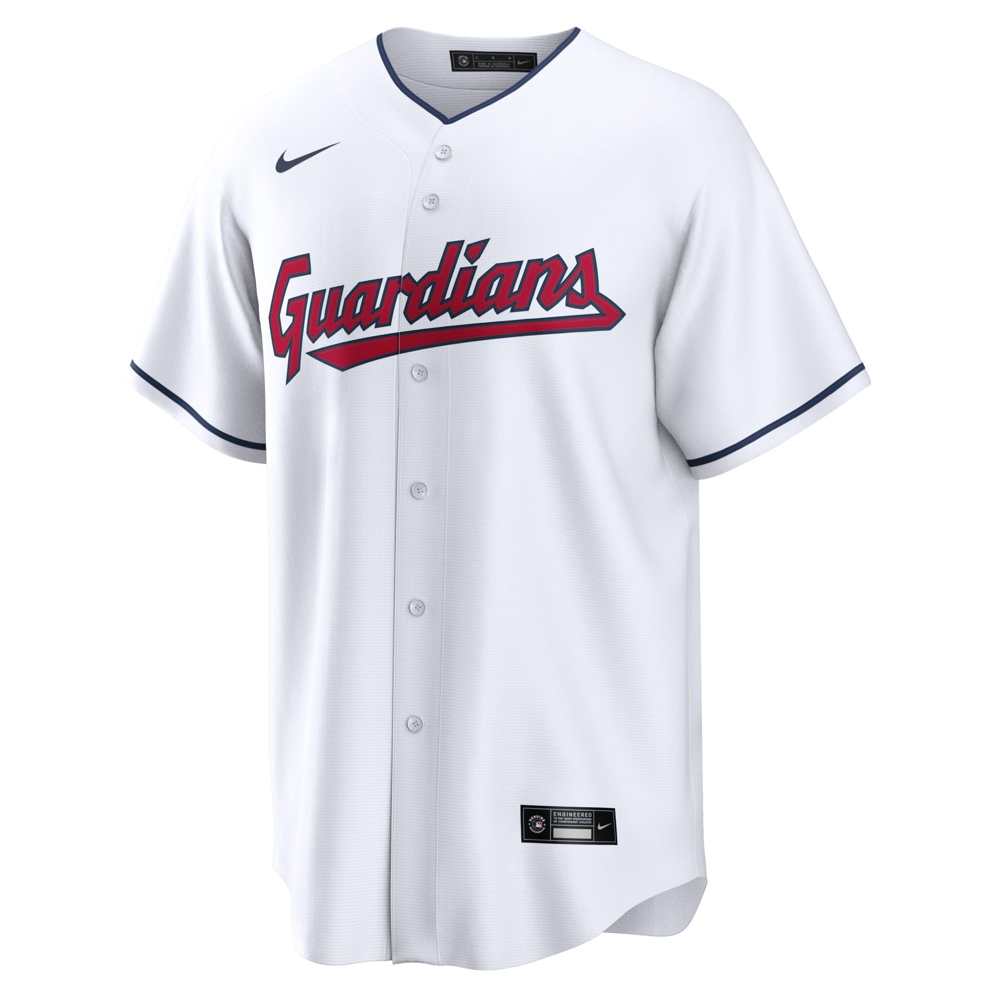 Cleveland Guardians White Official MLB Replica Home Jersey Nike