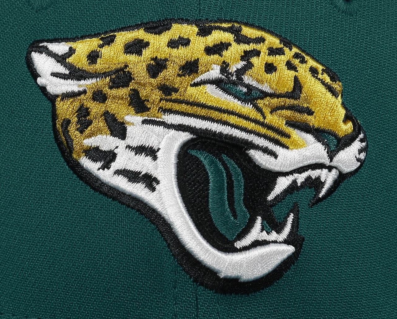 Jacksonville Jaguars Green Undervisor 9Fifty Stretch Snapback Cap New Era