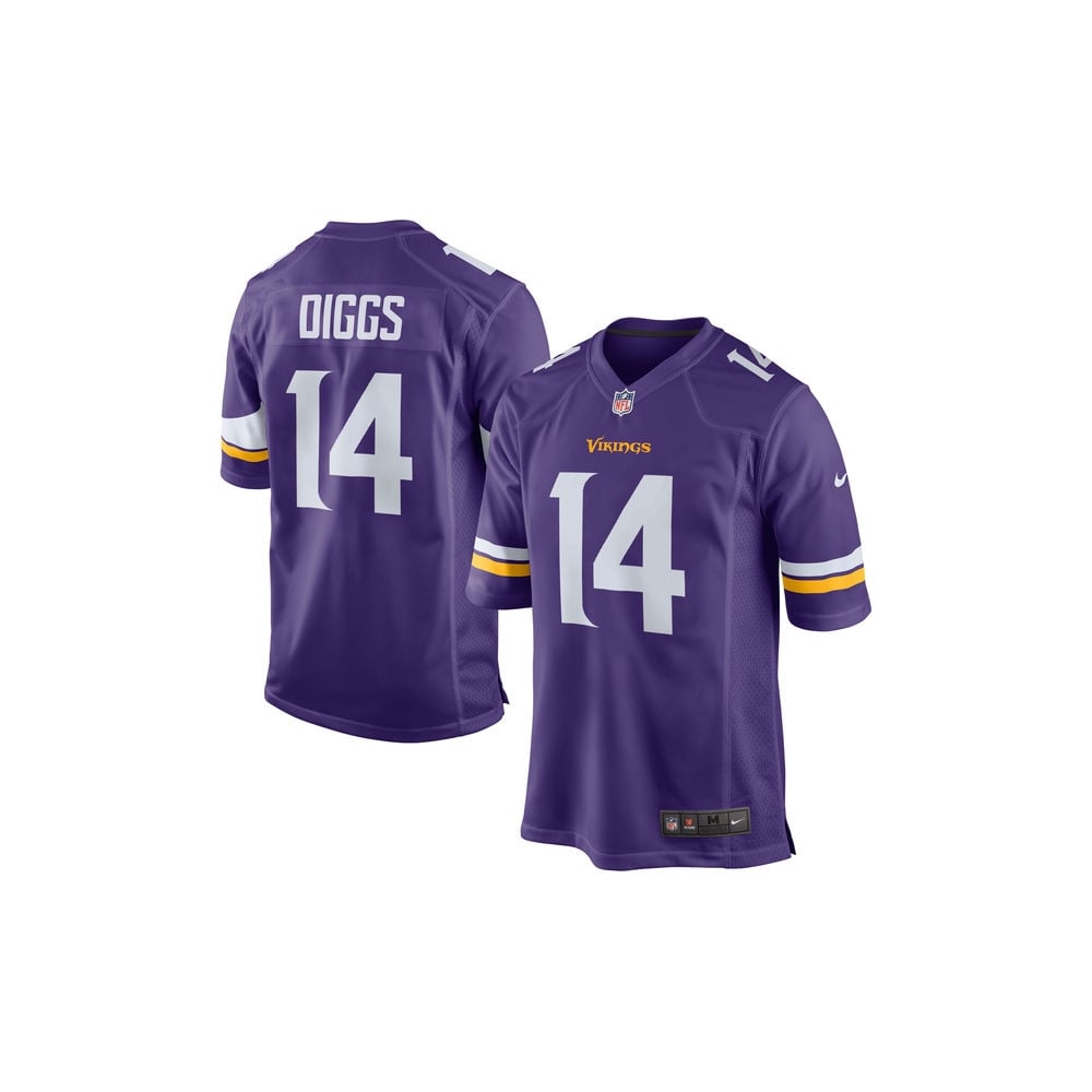 Stefon Diggs #14 Minnesota Vikings NFL Game Team Colour Jersey Nike