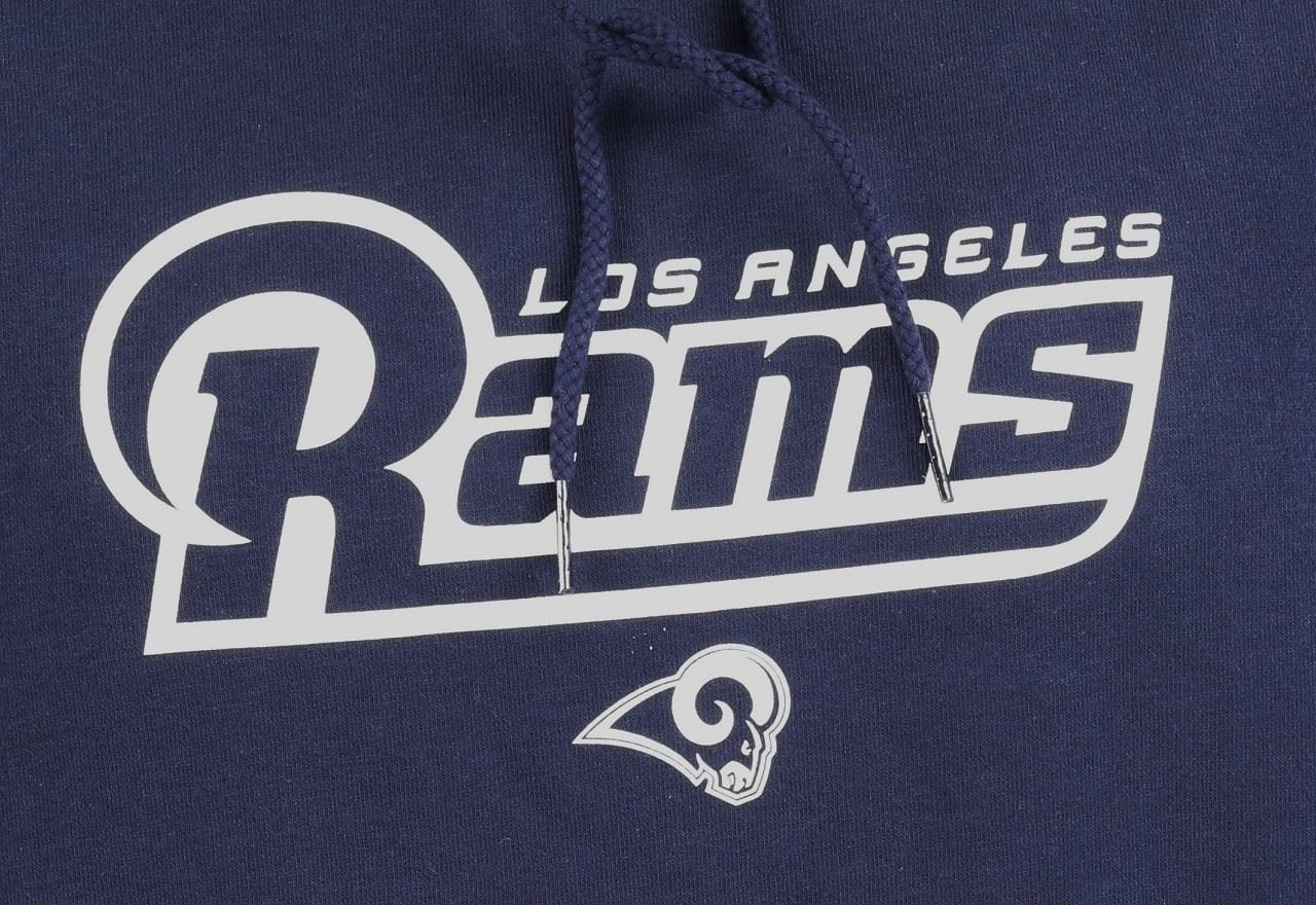 Los Angeles Rams Big Logo Back Hoody New Era 
