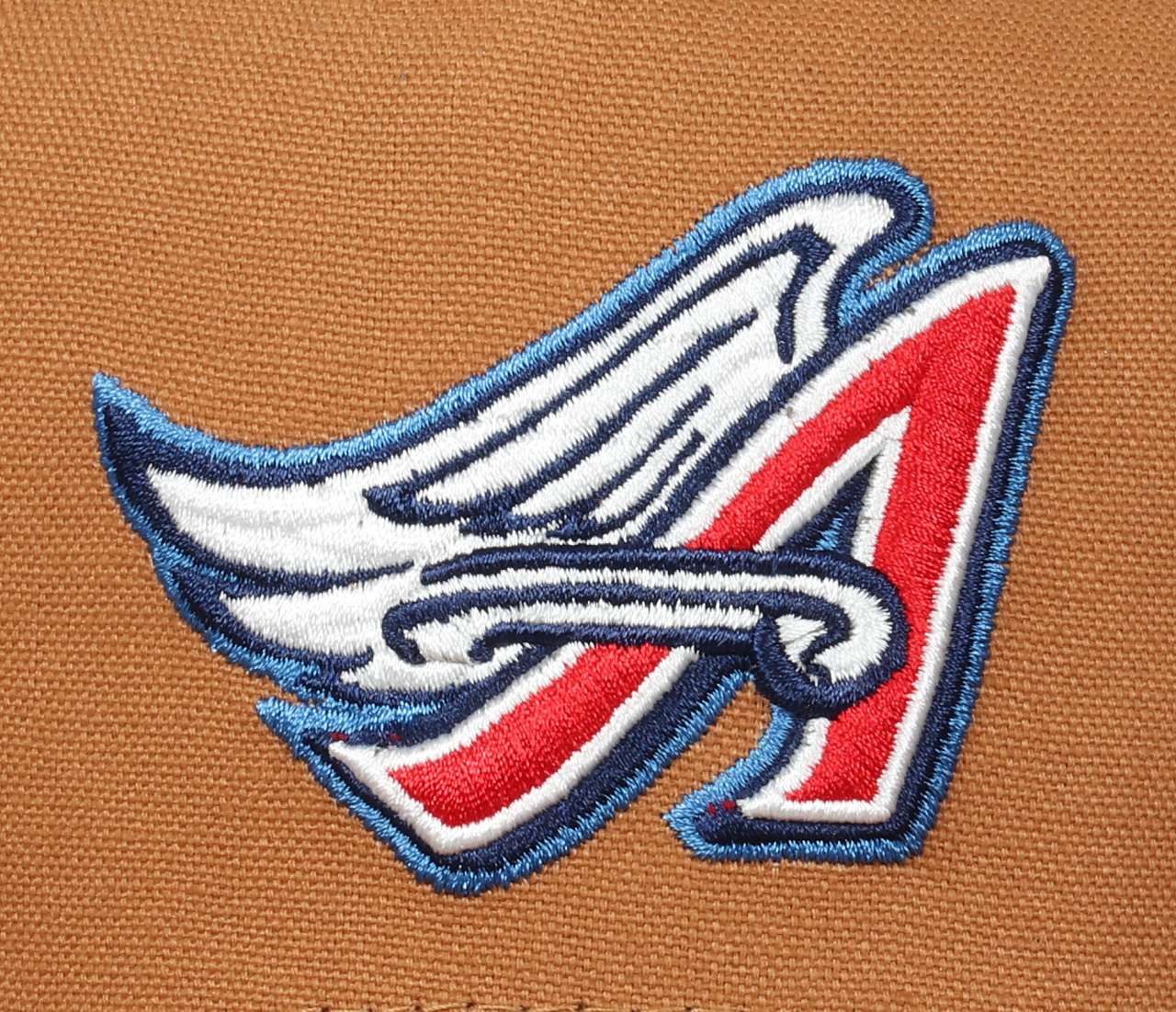 Anaheim Angels MLB 40th Season Sidepatch Brown 9Forty A-Frame Snapback Cap New Era