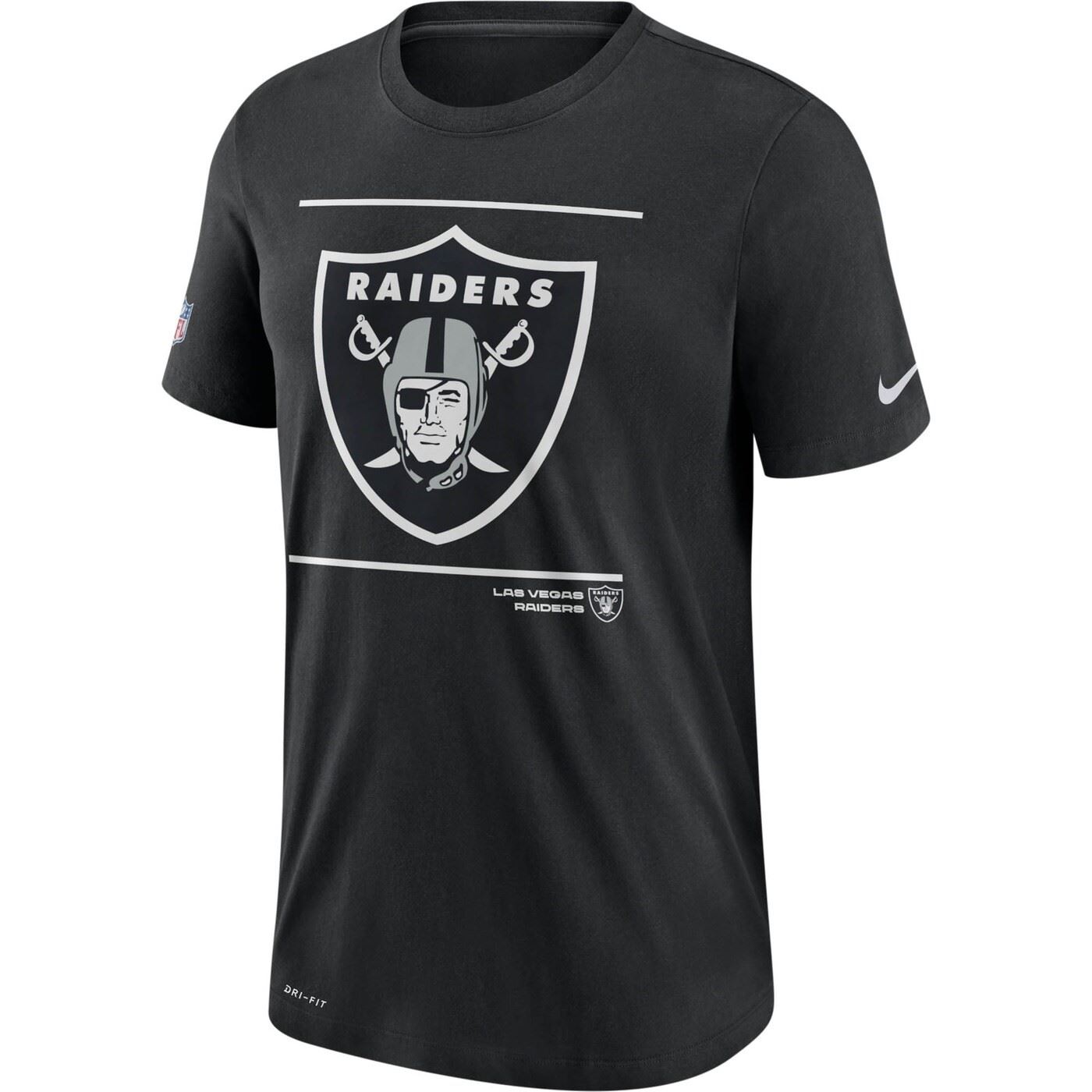 Las Vegas Raiders NFL DFCT Team Issue Tee Black T-Shirt Nike