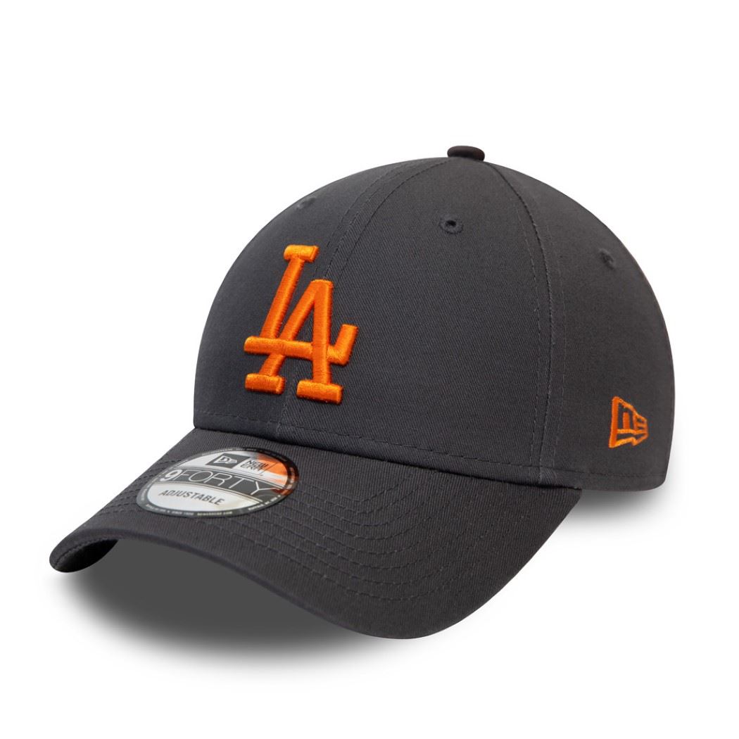 Los Angeles Dodgers MLB League Essential Gray 9Forty Adjustable Cap New Era