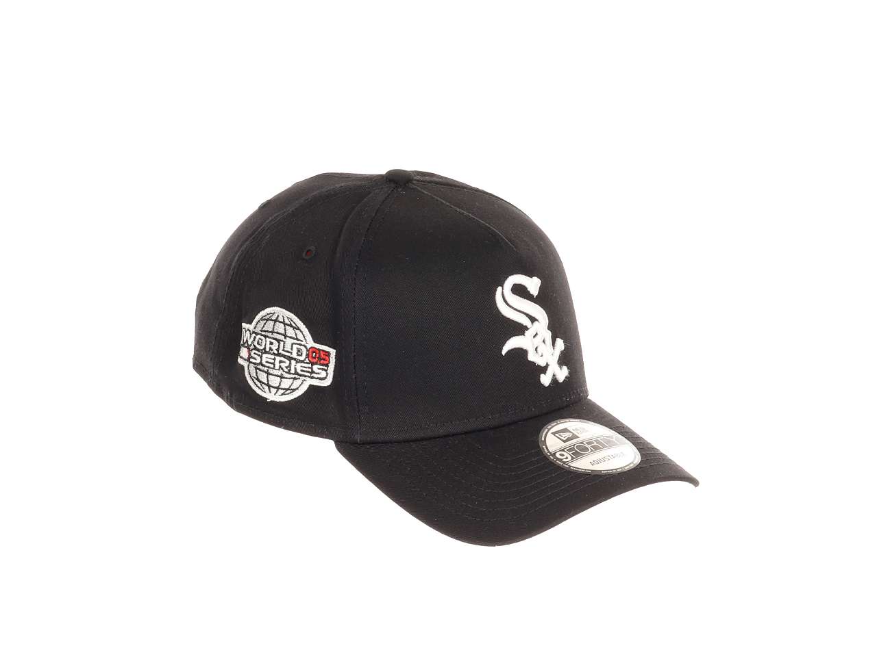 Chicago White Sox MLB  World Series 2005 Sidepatch Black 9Forty A-Frame Adjustable Cap New Era