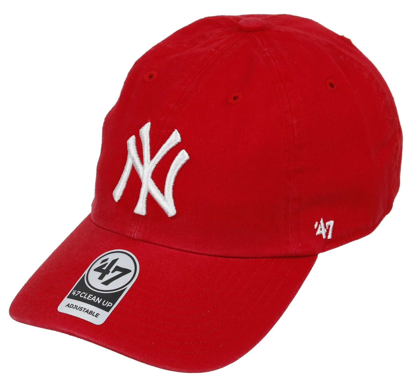 New York Yankees Red MLB Clean Up Cap '47
