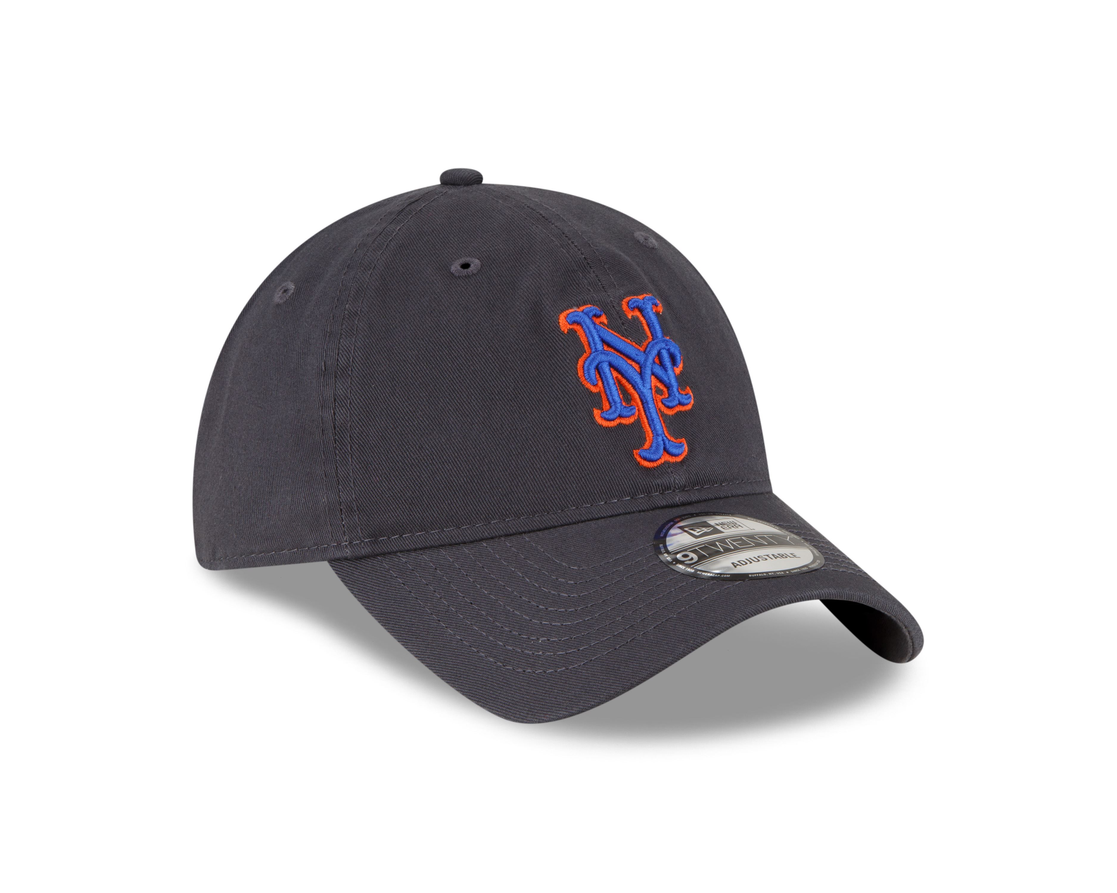 New York Mets MLB Core Classic Grey Adjustable 9Twenty Cap New Era