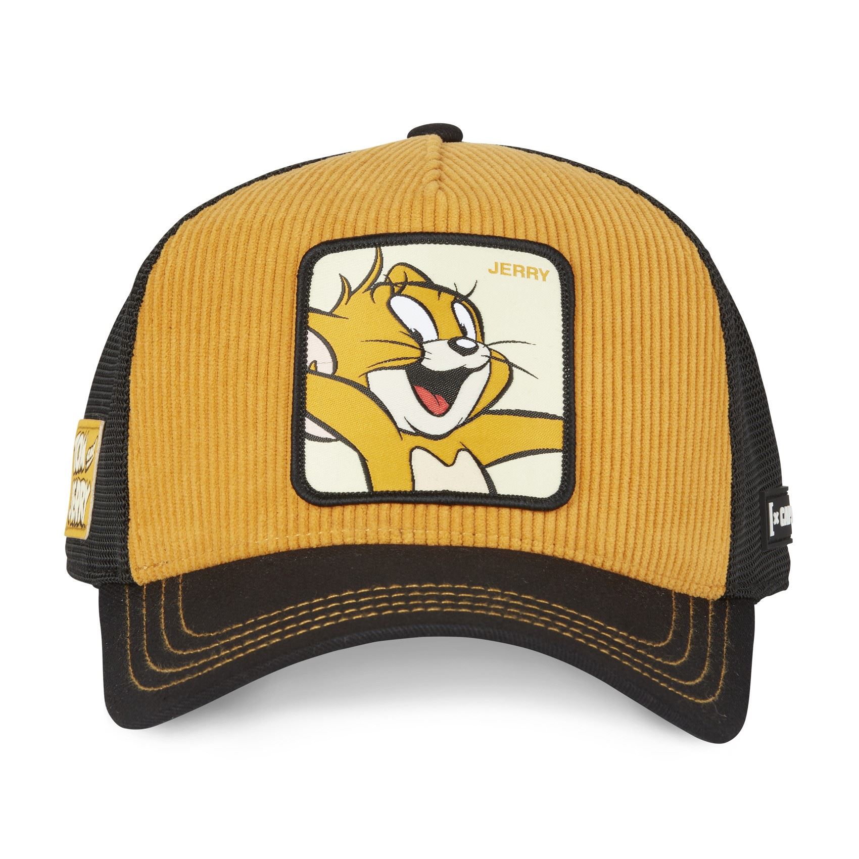 Jerry Tom und Jerry Gelb Schwarz Trucker Cap Capslab