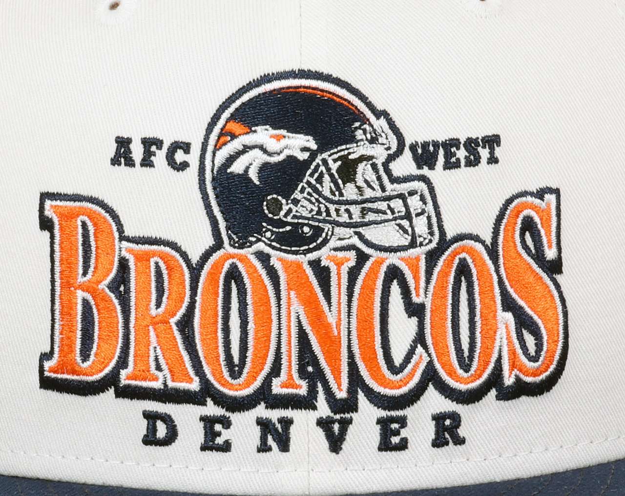 Denver Broncos NFL White Original Teamcolour Helmet Blue 9Fifty Snapback Cap New Era