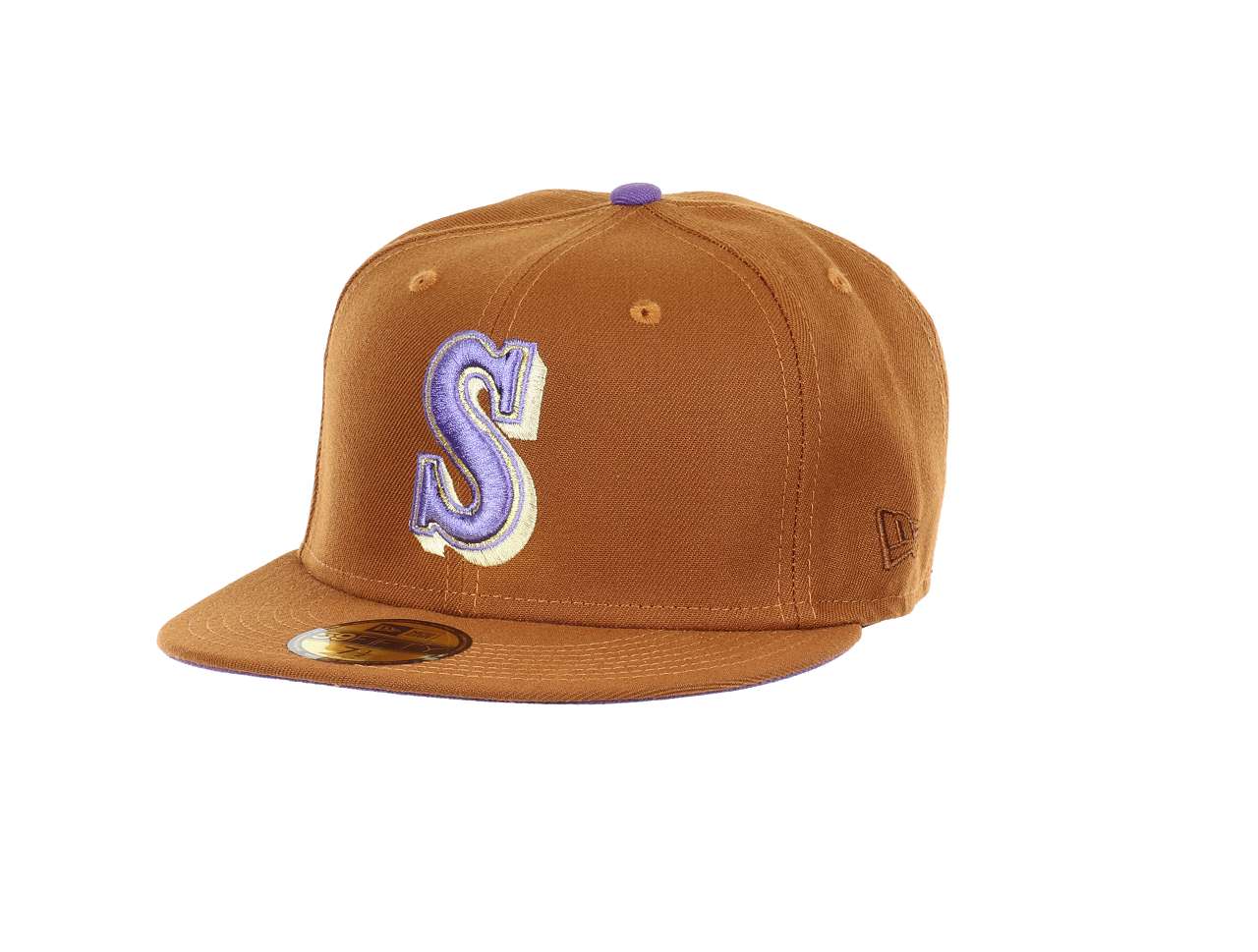 Seattle Mariners MLB 30th Anniversary Sidepatch Toasted Peanut 59Fifty Basecap New Era