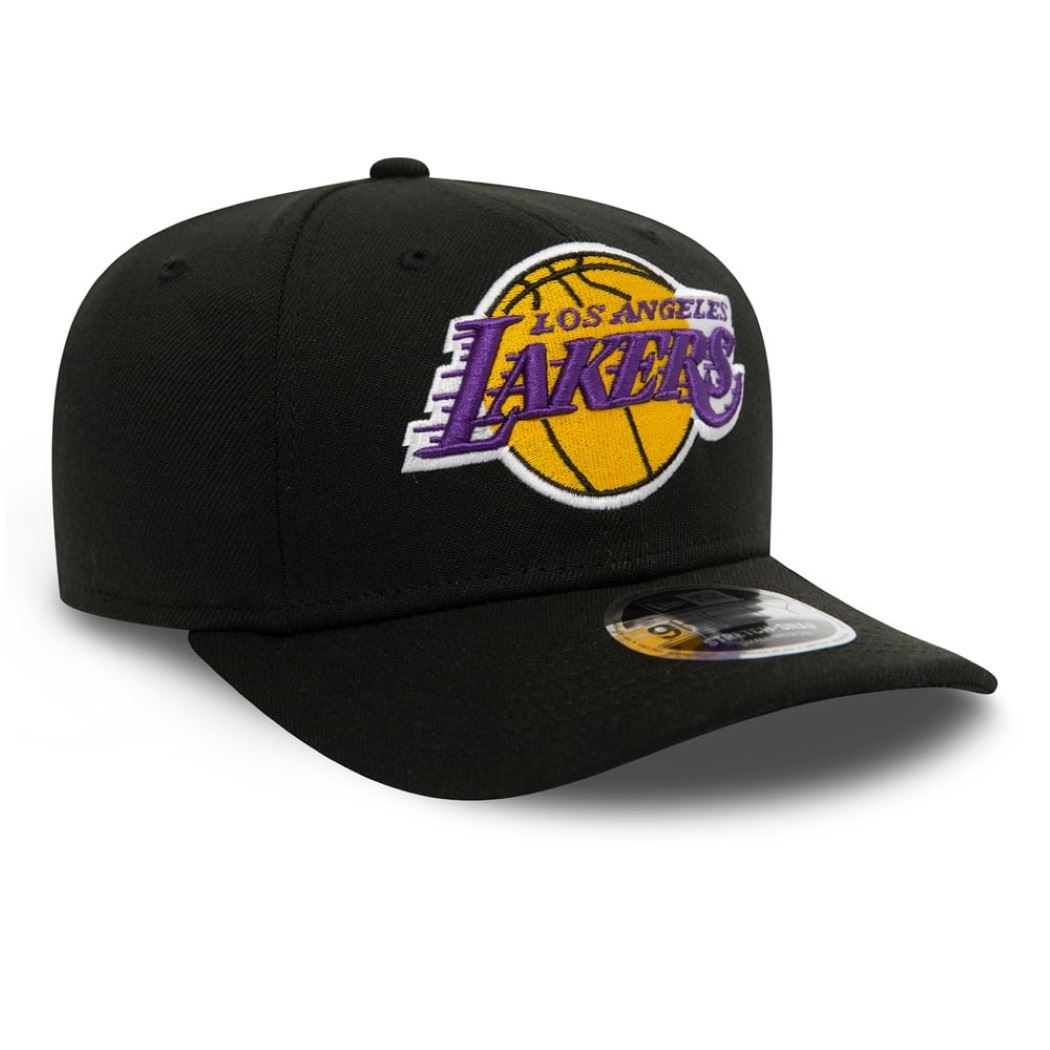 Los Angeles Lakers NBA Classic Black 9Fifty Stretch Snapback Cap New Era