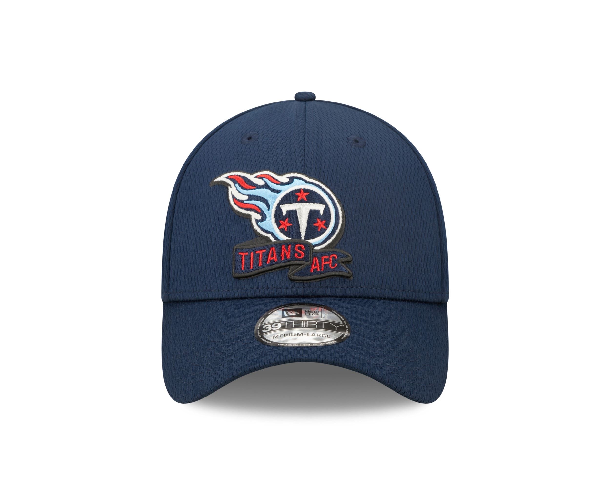 Tennessee Titans NFL 2022 Sideline Blue 39Thirty Stretch Cap New Era