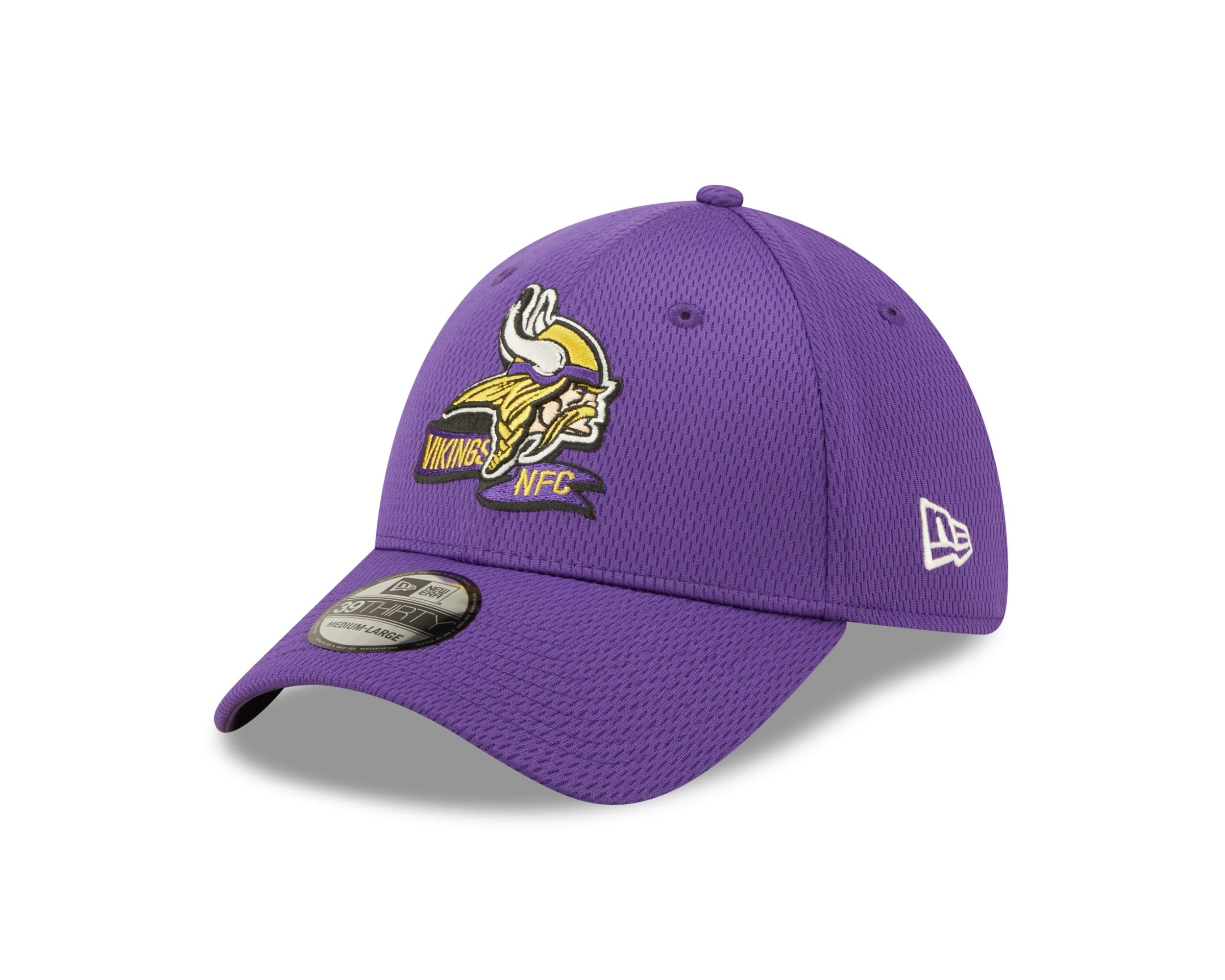 Minnesota Vikings NFL 2022 Sideline Purple 39Thirty Stretch Cap New Era