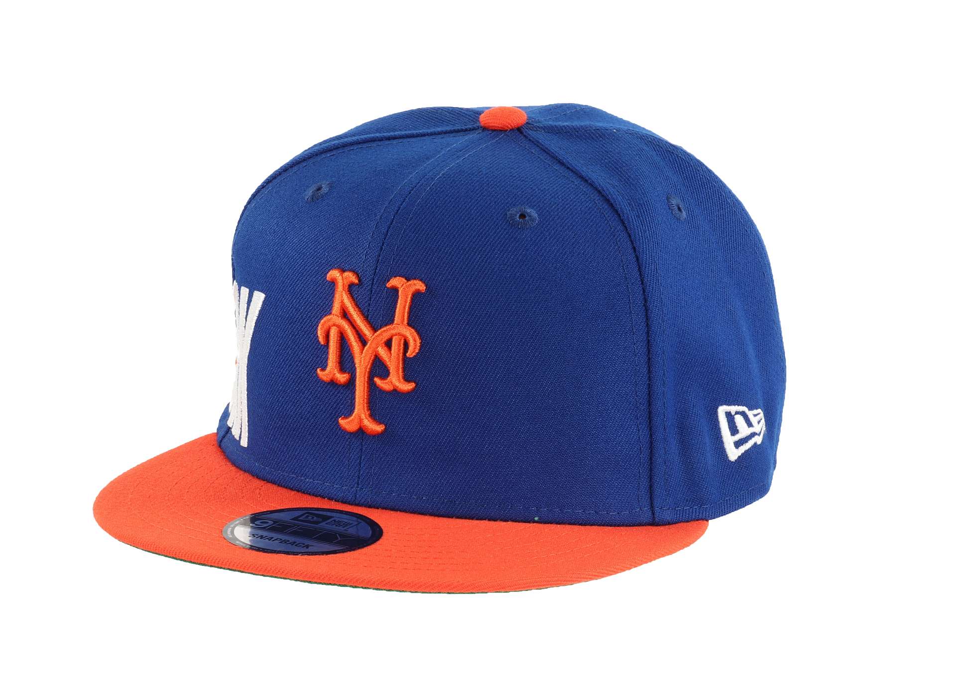 New York Mets Sidefont Blue / Orange 9Fifty Snapback Cap New Era