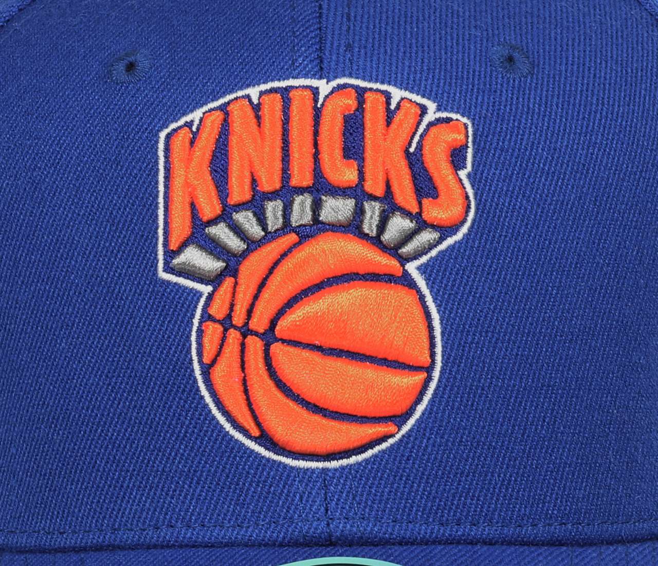 New York Knicks Royal NBA Team Ground 2.0 Stretch Snapback HWC Cap Mitchell & Ness