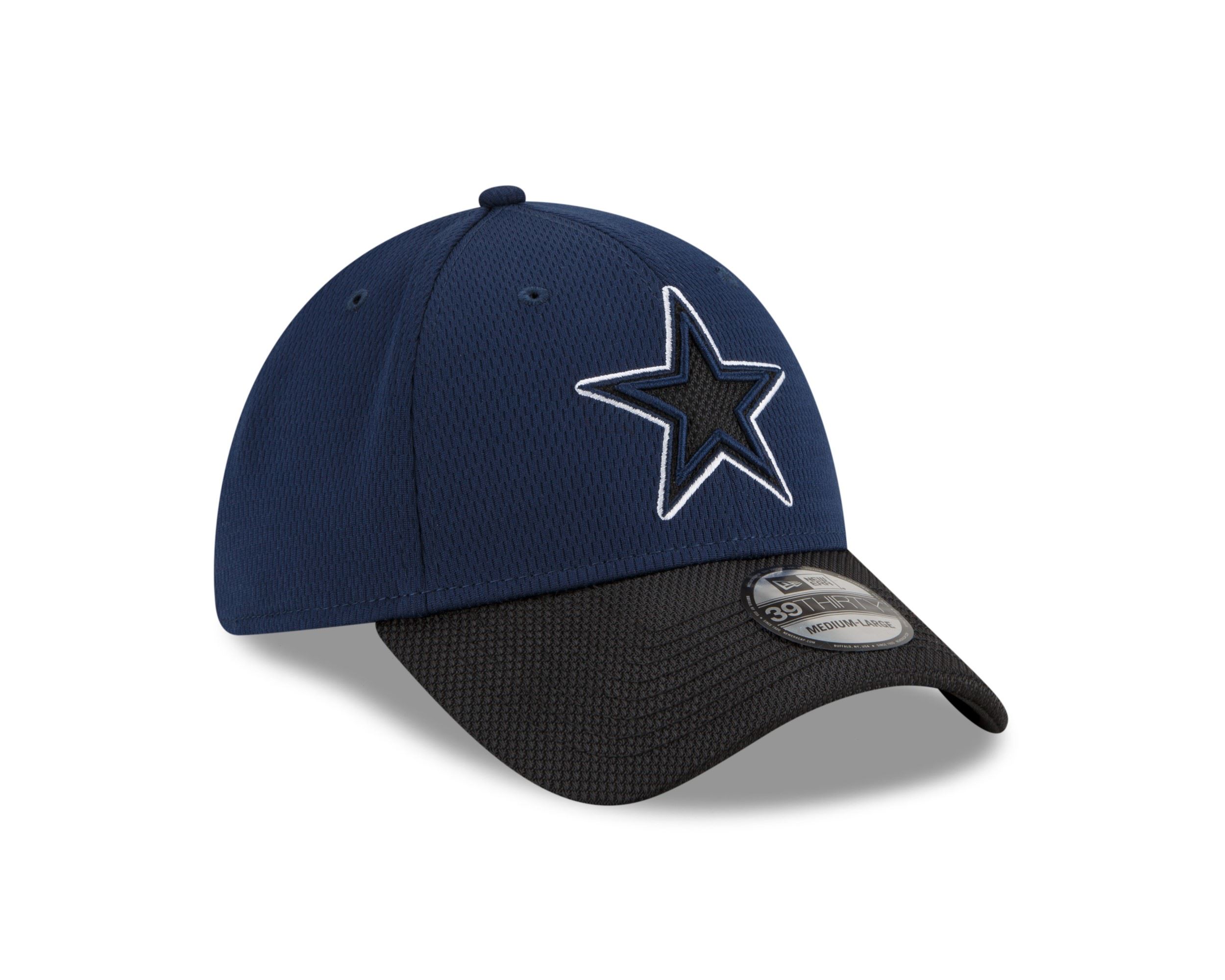 Dallas Cowboys NFL 2021 Sideline Navy 39Thirty Stretch Cap New Era