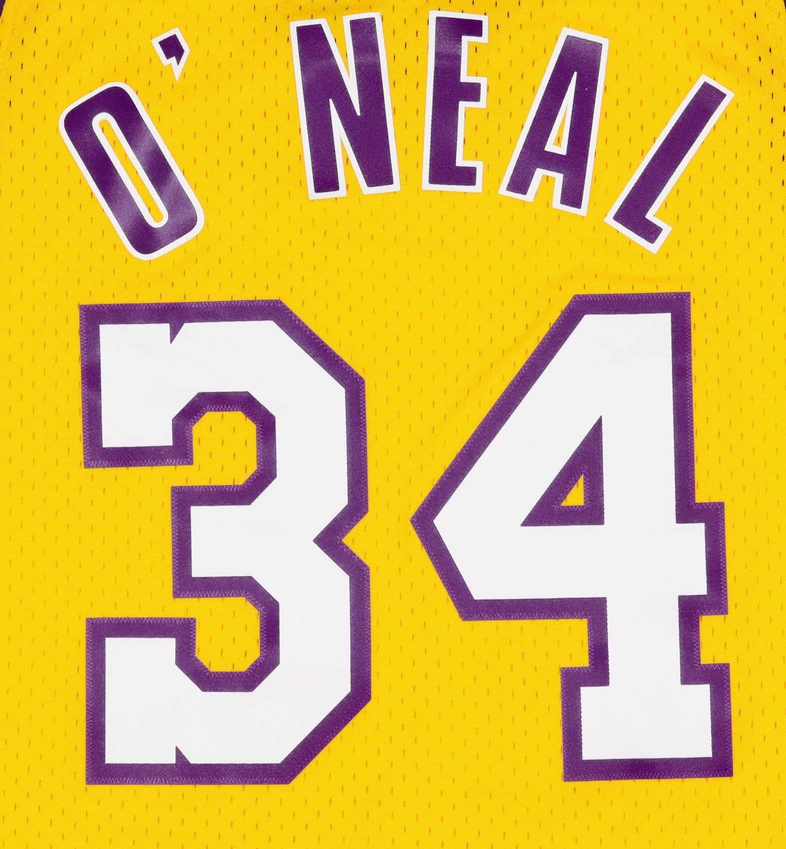 Shaquille ONeal #34 Los Angeles Lakers NBA Swingman Jersey Mitchell & Ness