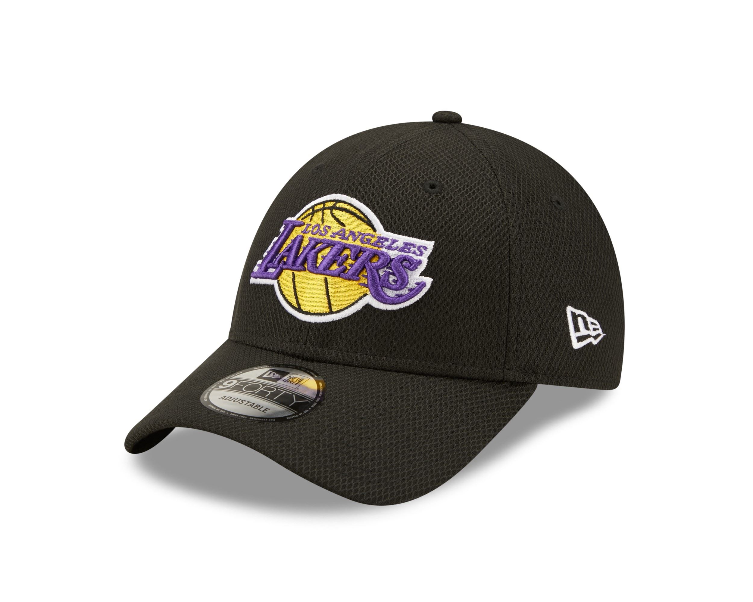 Los Angeles Lakers NBA Diamond Era Black 9Forty Adjustable Cap New Era