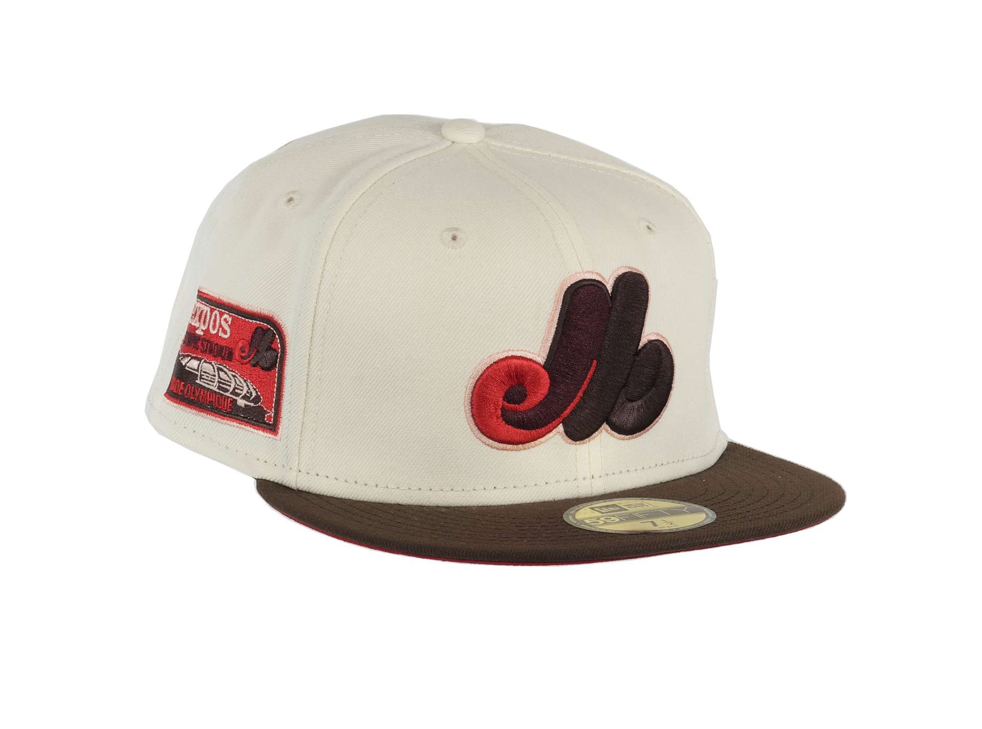 Montreal Expos MLB Cooperstown Olympic Stadium Sidepatch Chrome  59Fifty Basecap New Era