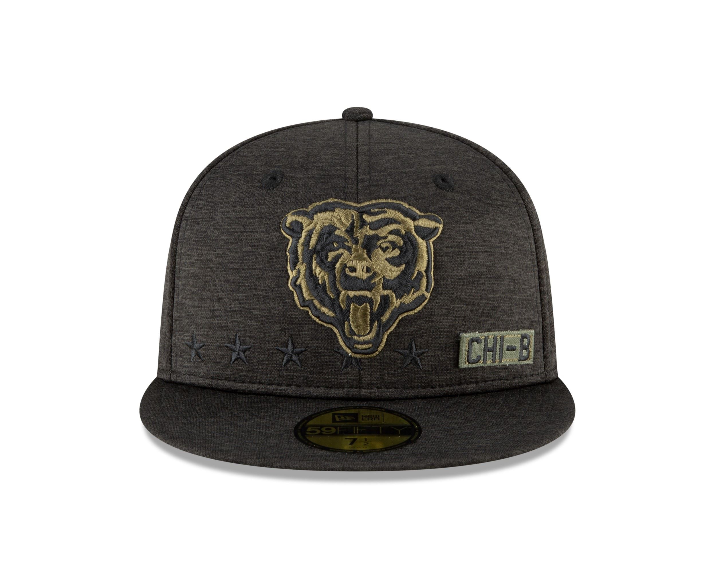 Chicago Bears Salute to Service 2020 59Fifty Cap New Era