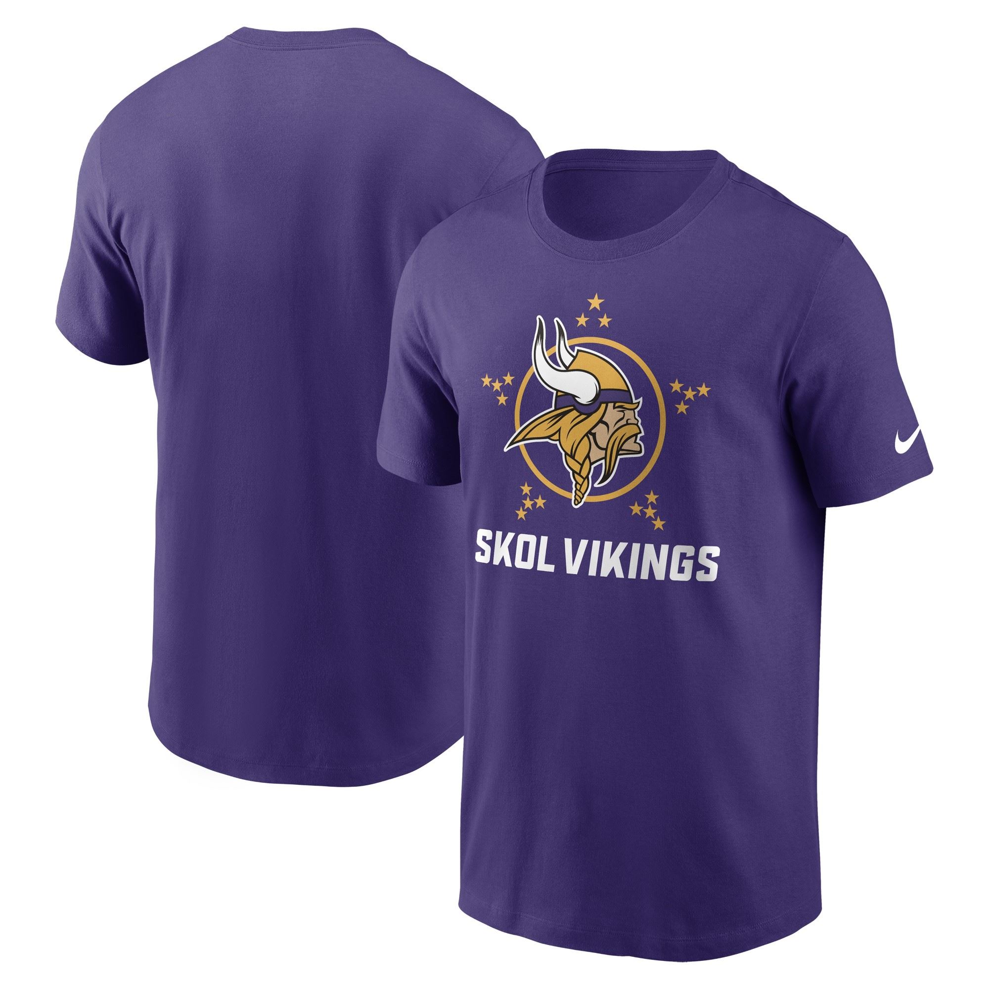 Minnesota Vikings Purple NFL Local Essential T-Shirt Nike 