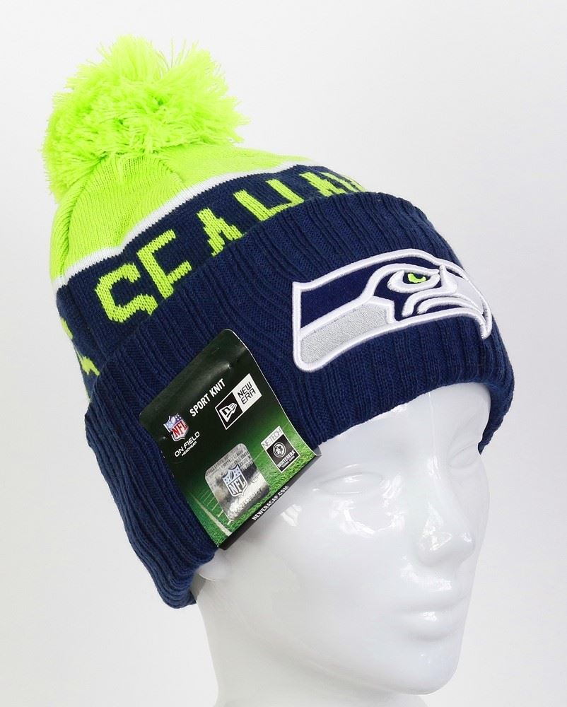 Seattle Seahawks NFL Sport Knit 2015 Beanie New Era