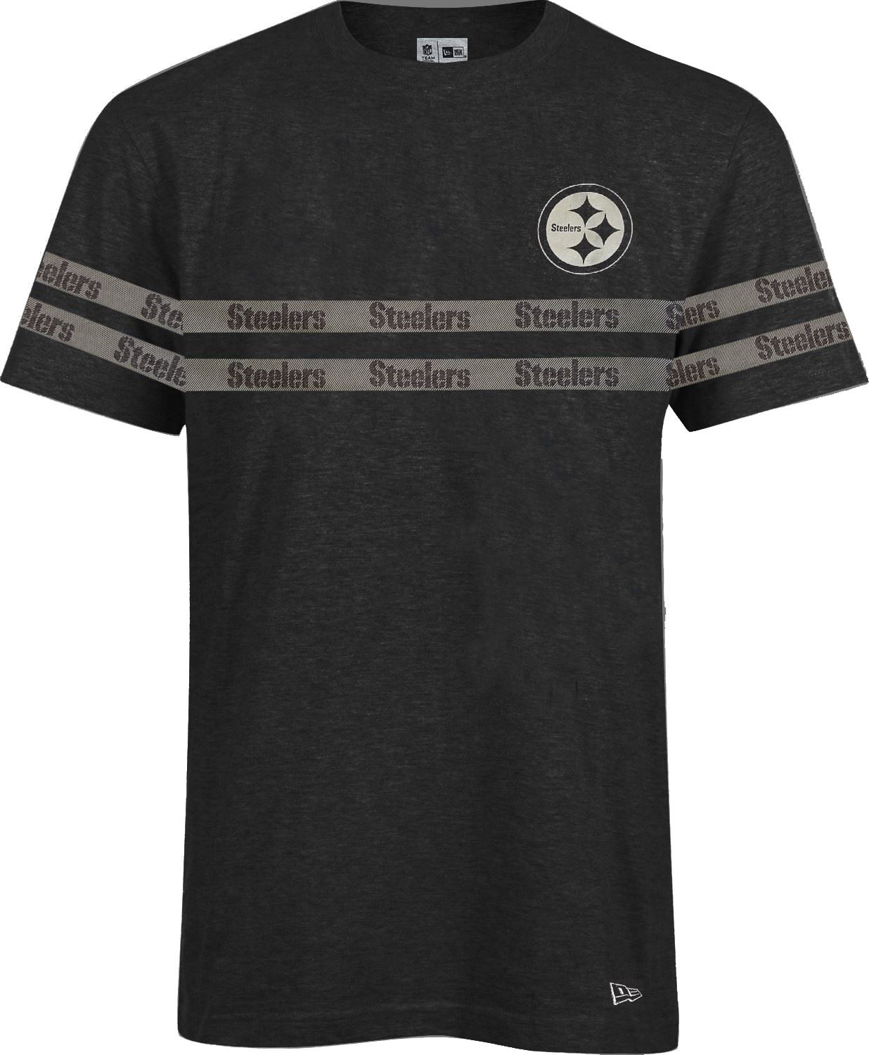Pittsburgh Steelers NFL Tonal Black T- Shirt New Era