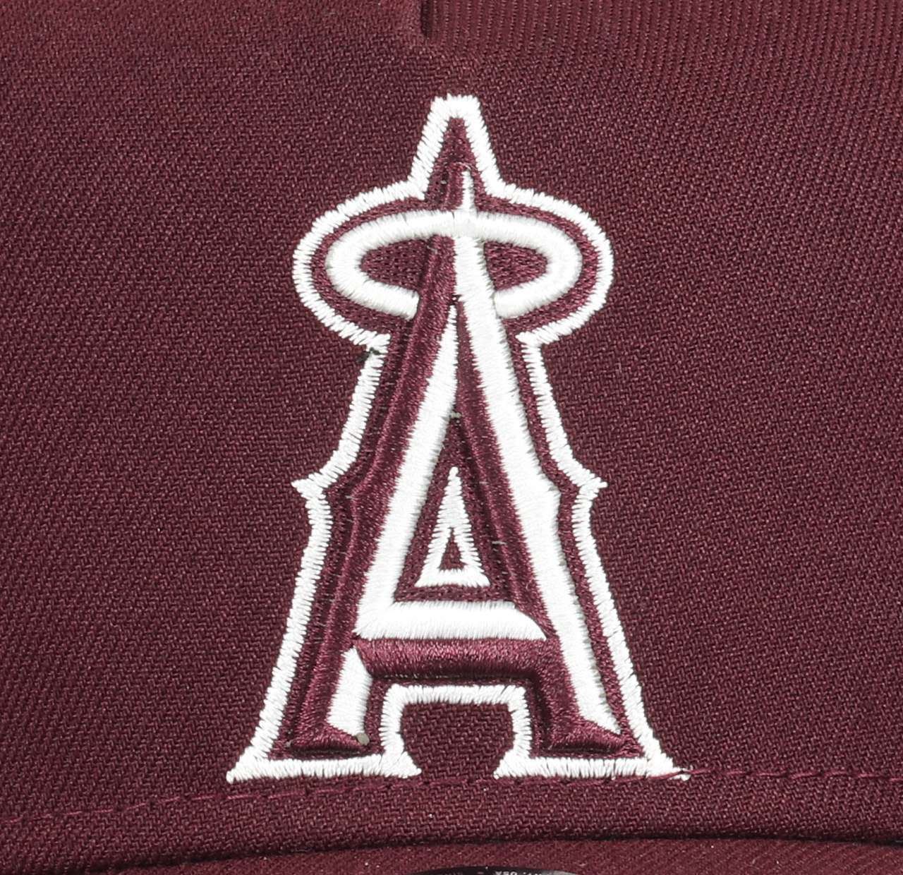 Anaheim Angels MLB Essential Maroon White 9Forty A-Frame Snapback Cap New Era