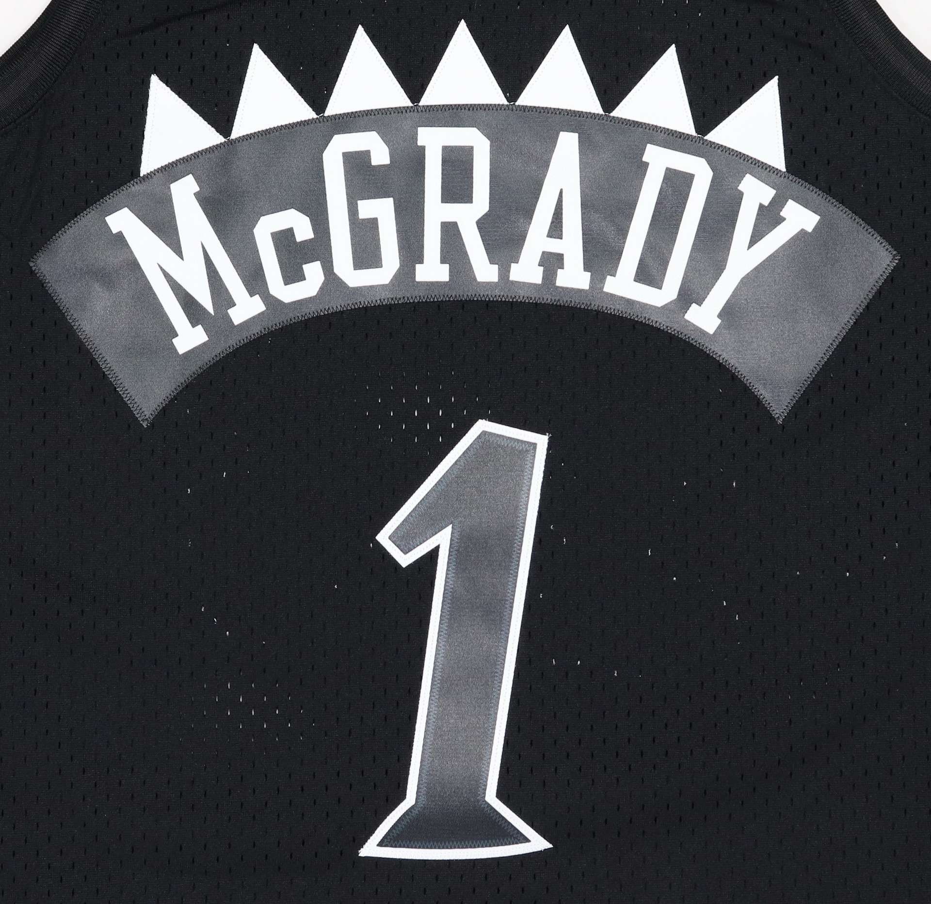 Tracy McGrady #1 Toronto Raptors NBA White Logo Swingman Jersey Mitchell & Ness
