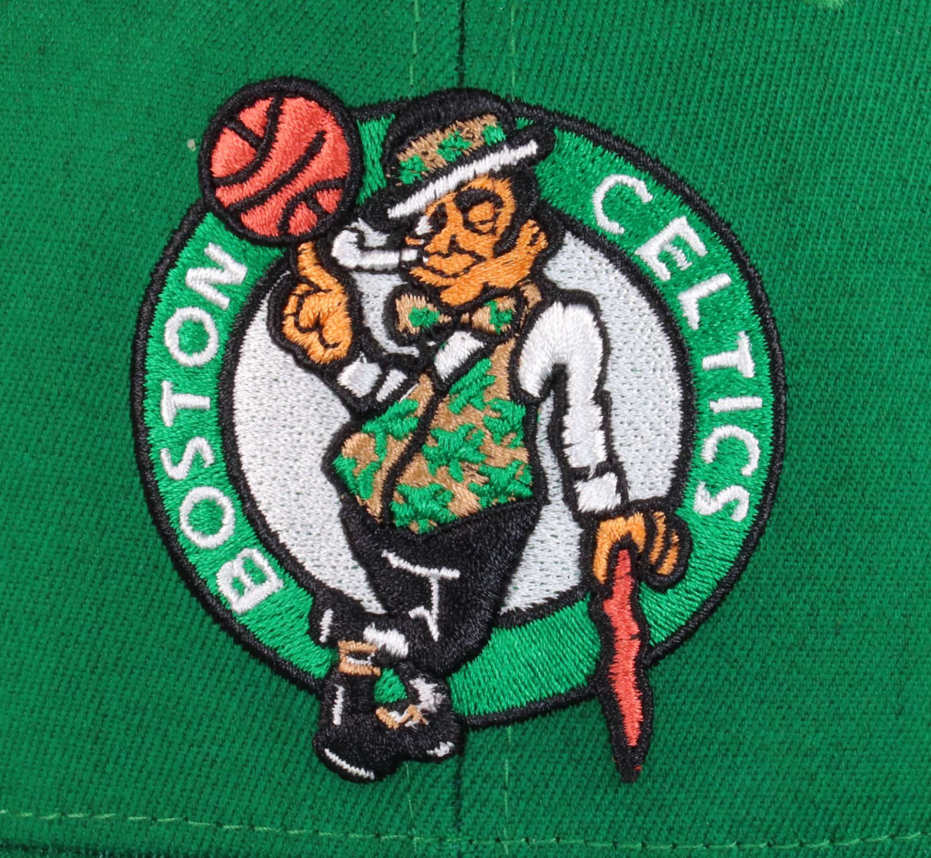 Boston Celtics Kelly Green NBA Team Ground Stretch Snapback Cap Mitchell & Ness