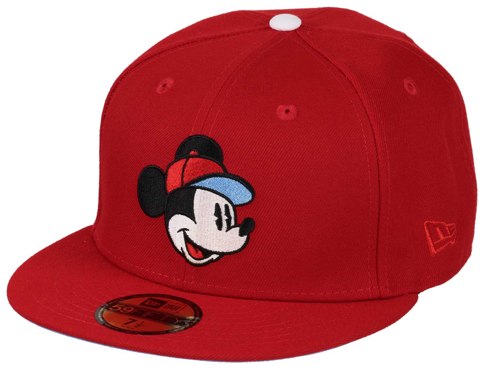 Mickey Mouse Scarlet Face Red 59Fifty Fitted Basecap New Era