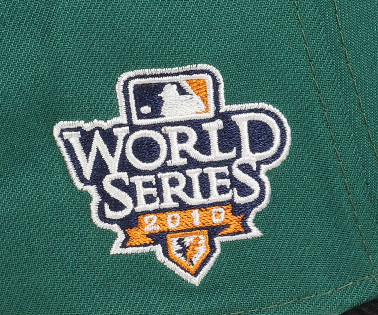 San Francisco Giants MLB World Series 2010 Sidepatch Green Black Cord 9Forty A-Frame Snapback Cap New Era