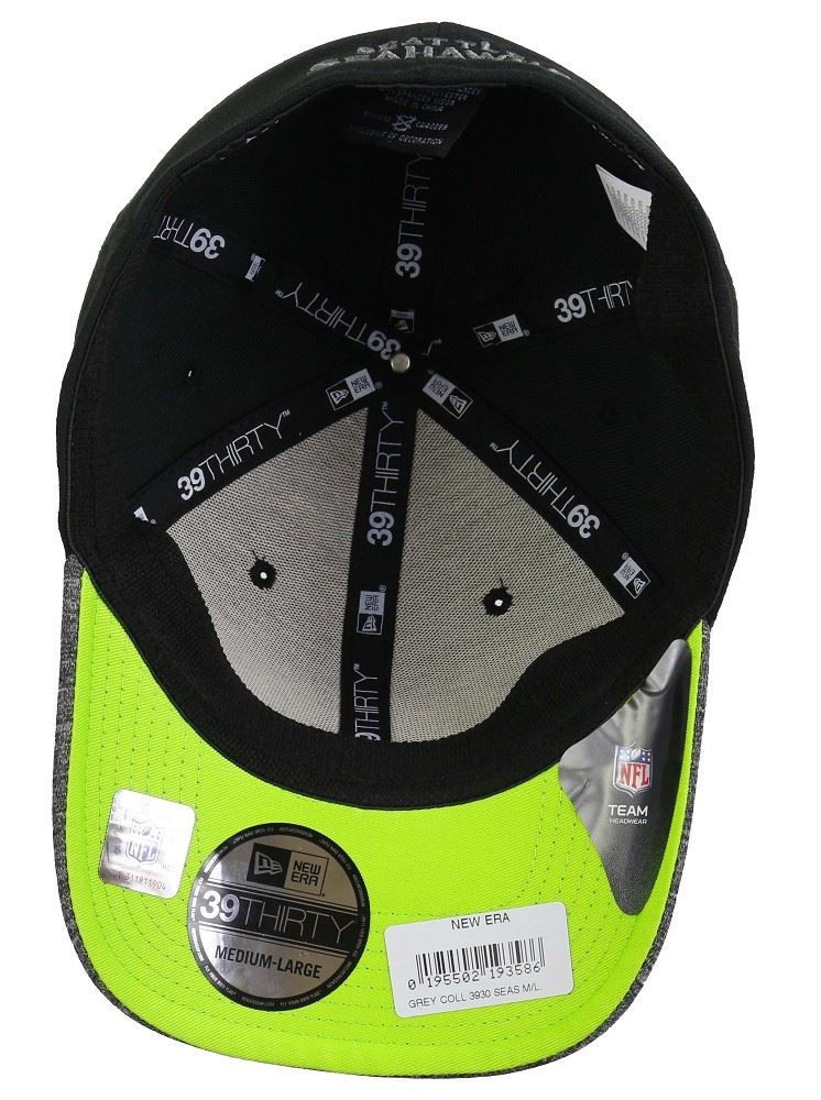 Seattle Seahawks Grey Collection 39Thirty Cap New Era