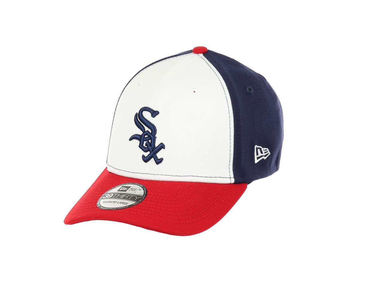 Chicago White Sox MLB 39Thirty Stretch Cap Navy Scarlet White New Era