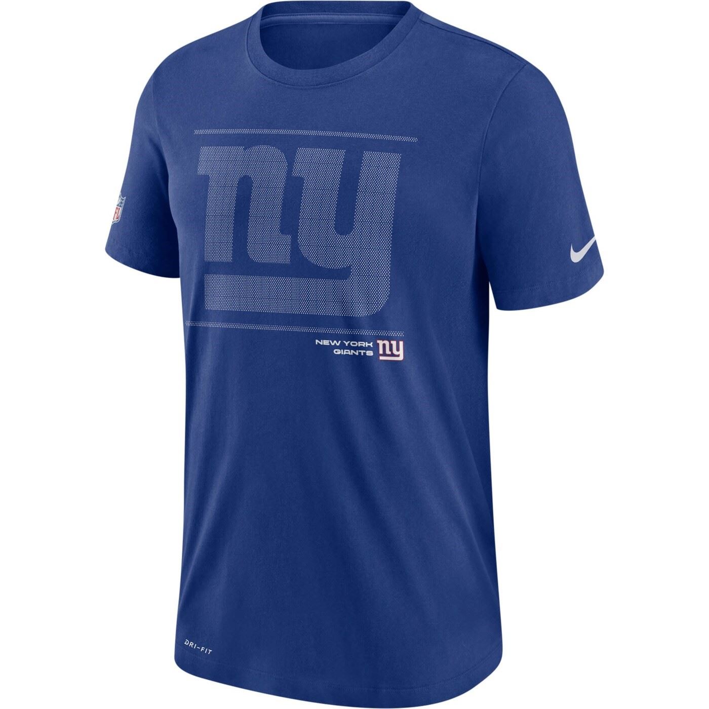 New York Giants NFL DFCT Team Issue Tee Blue T-Shirt Nike